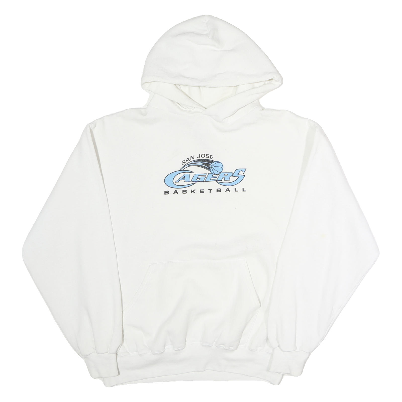 Buy JERZEES Mens White San Jose Cagers Basketball Hoodie L Cotton Pullover Casual Refurbished - $27.29 JERZEES Mens White San Jose Cagers Basketball Hoodie L Cotton Pullover Casual Refurbished - N/A refurbished available on Cerqular