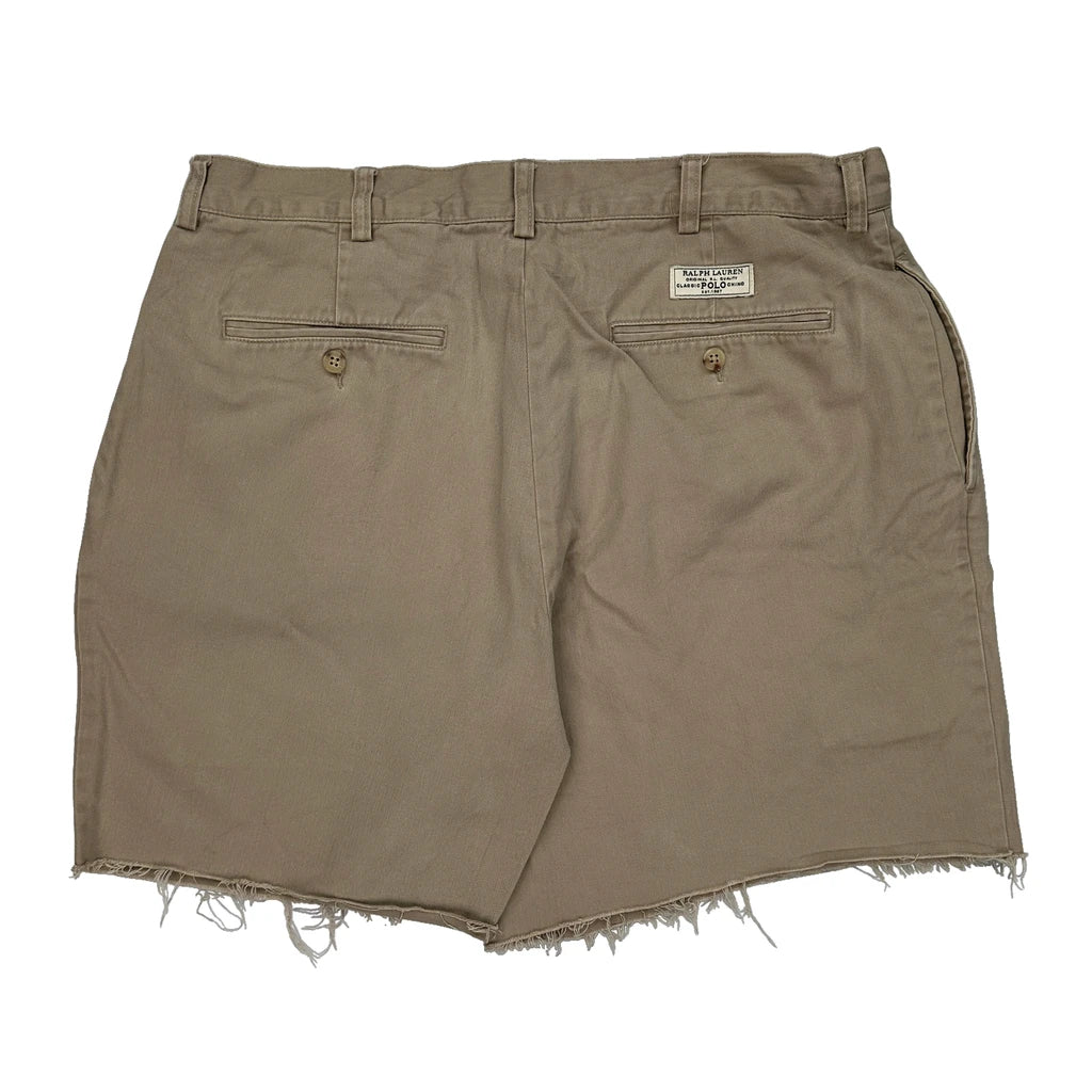 Buy Polo By Ralph Lauren Chino Shorts - 34W 7L Beige Cotton Refurbished - $33.49 Polo By Ralph Lauren Chino Shorts - 34W 7L Beige Cotton Refurbished - Thrifted (note: this is a term often used to describe second- refurbished available on Cerqular