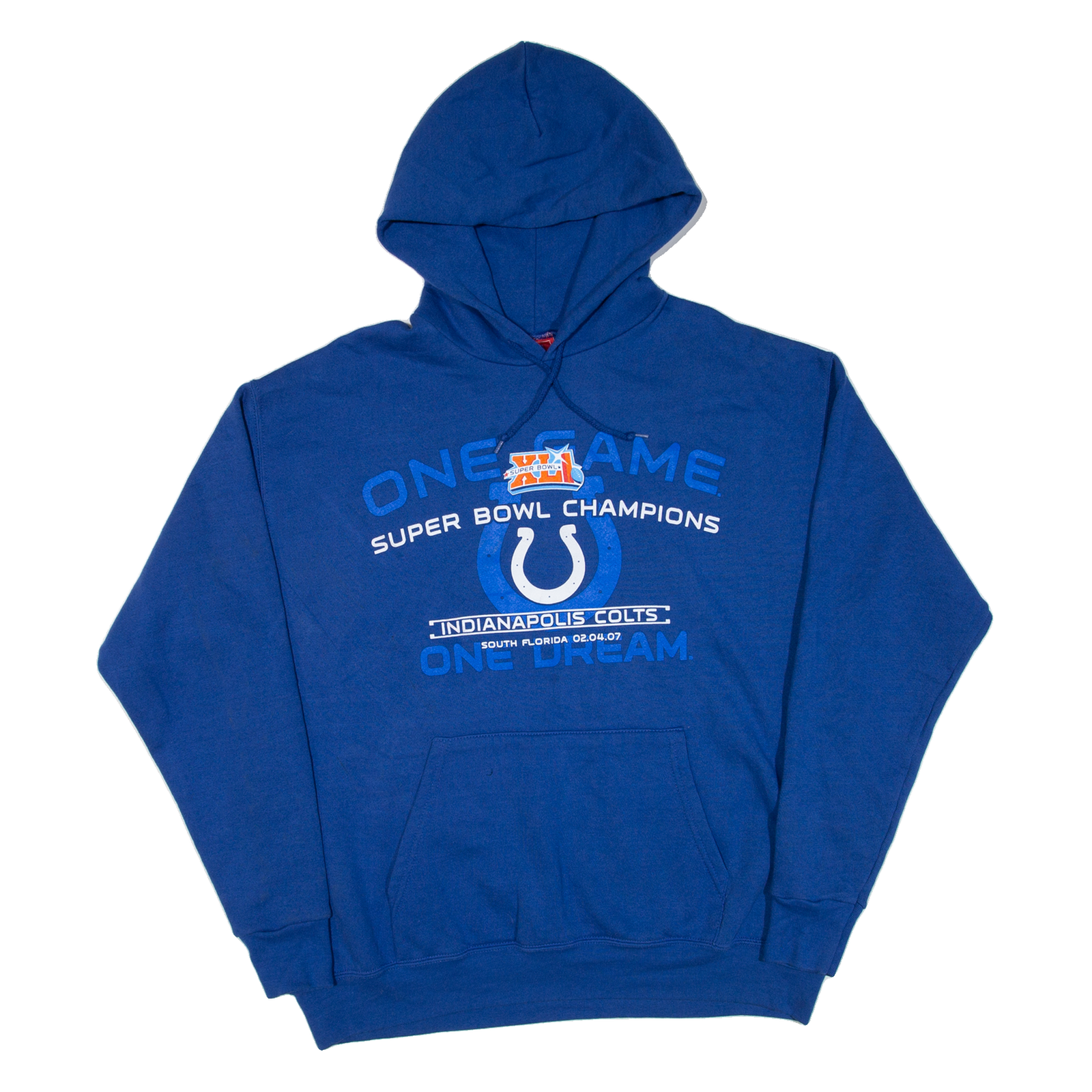 Buy NFL Indianapolis Colts Mens Blue Hoodie USA L Refurbished - $28.59 NFL Indianapolis Colts Mens Blue Hoodie USA L Refurbished - N/A refurbished available on Cerqular