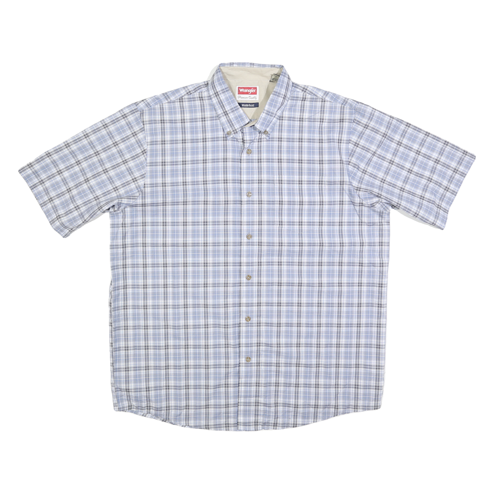 Buy WRANGLER Mens Blue & Grey Checked Cotton Blend Shirt L Casual Button Down Refurbished - $32.49 WRANGLER Mens Blue & Grey Checked Cotton Blend Shirt L Casual Button Down Refurbished - N/A refurbished available on Cerqular