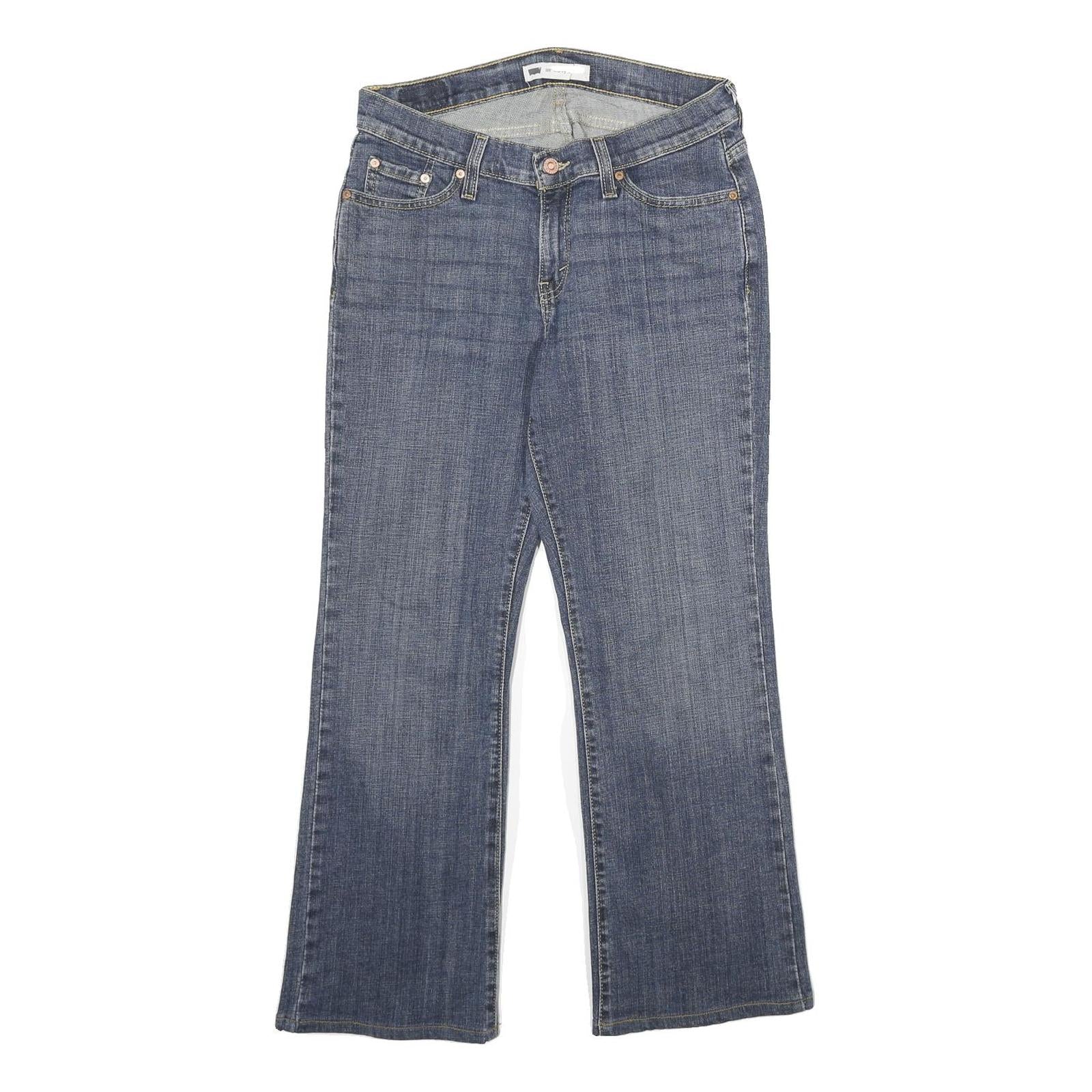 LEVI'S 529 Curvy Bootcut Womens Blue Relaxed Denim Medium W30 L29 Cotton Blend Refurbished - N/A refurbished available on Cerqular