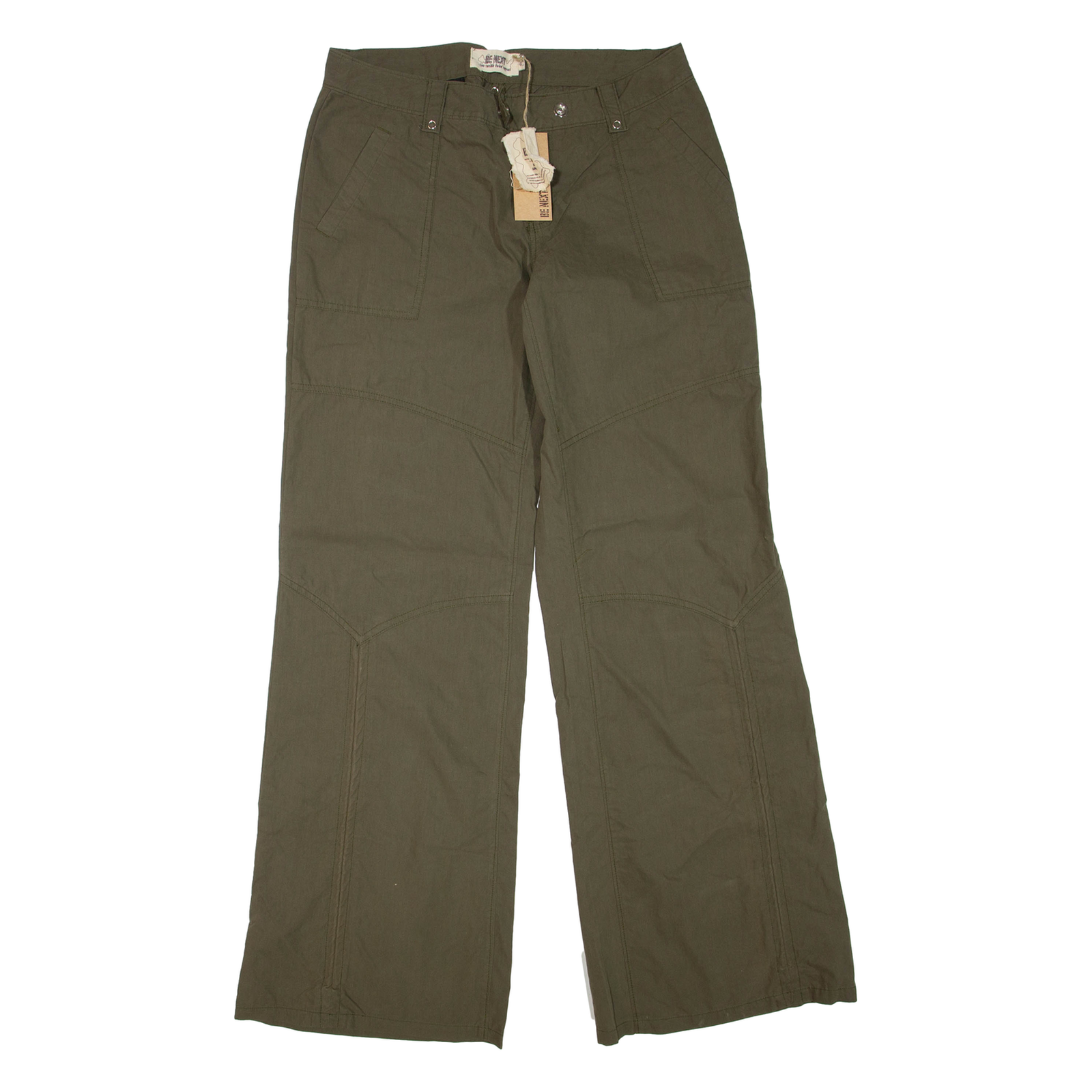 BE NEXT Womens Trousers Green Regular Bootcut W30 L34 Refurbished - N/A refurbished available on Cerqular