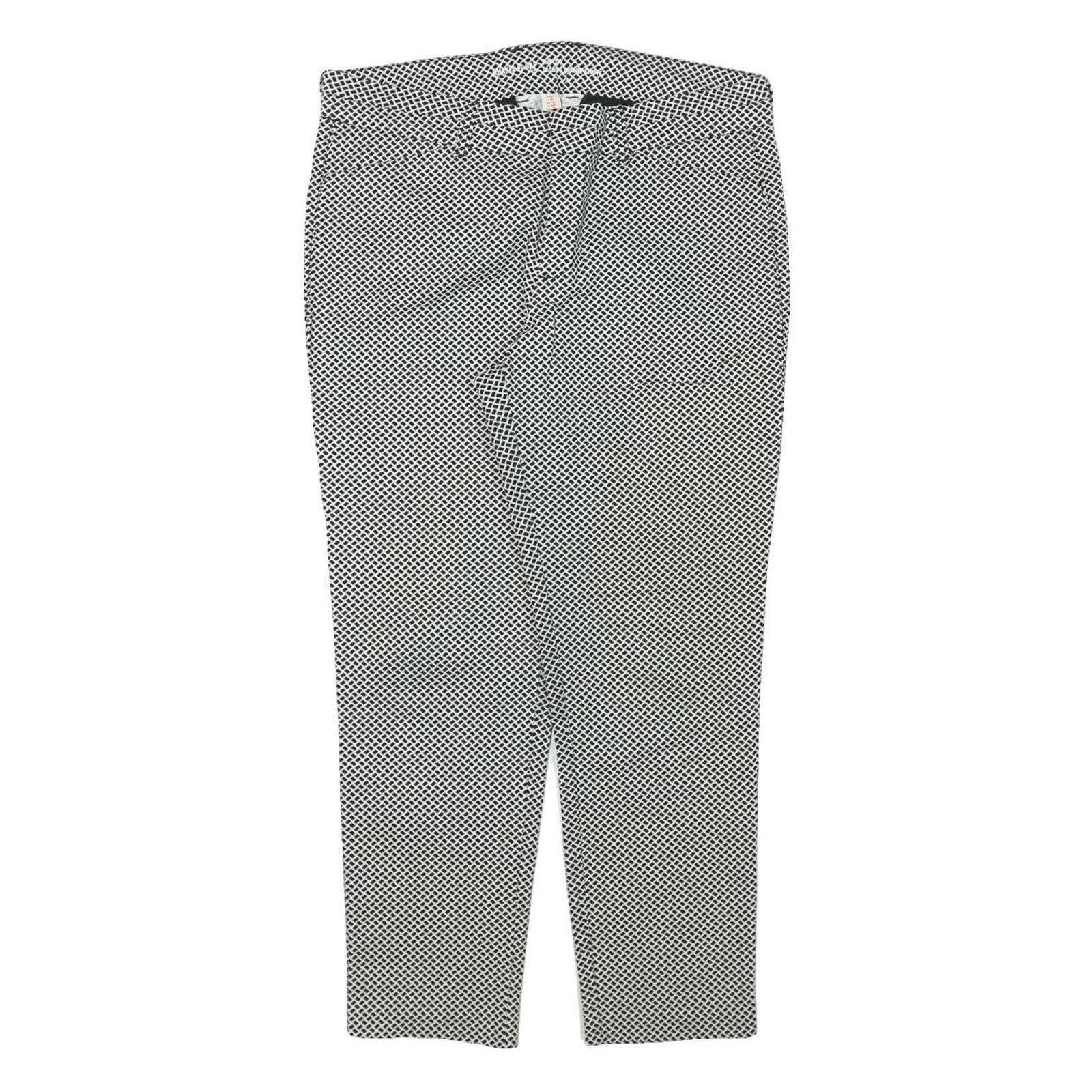 GAP Womens Cotton Blend Black Slim Tapered Trousers W32 L26 Patterned Refurbished - N/A refurbished available on Cerqular