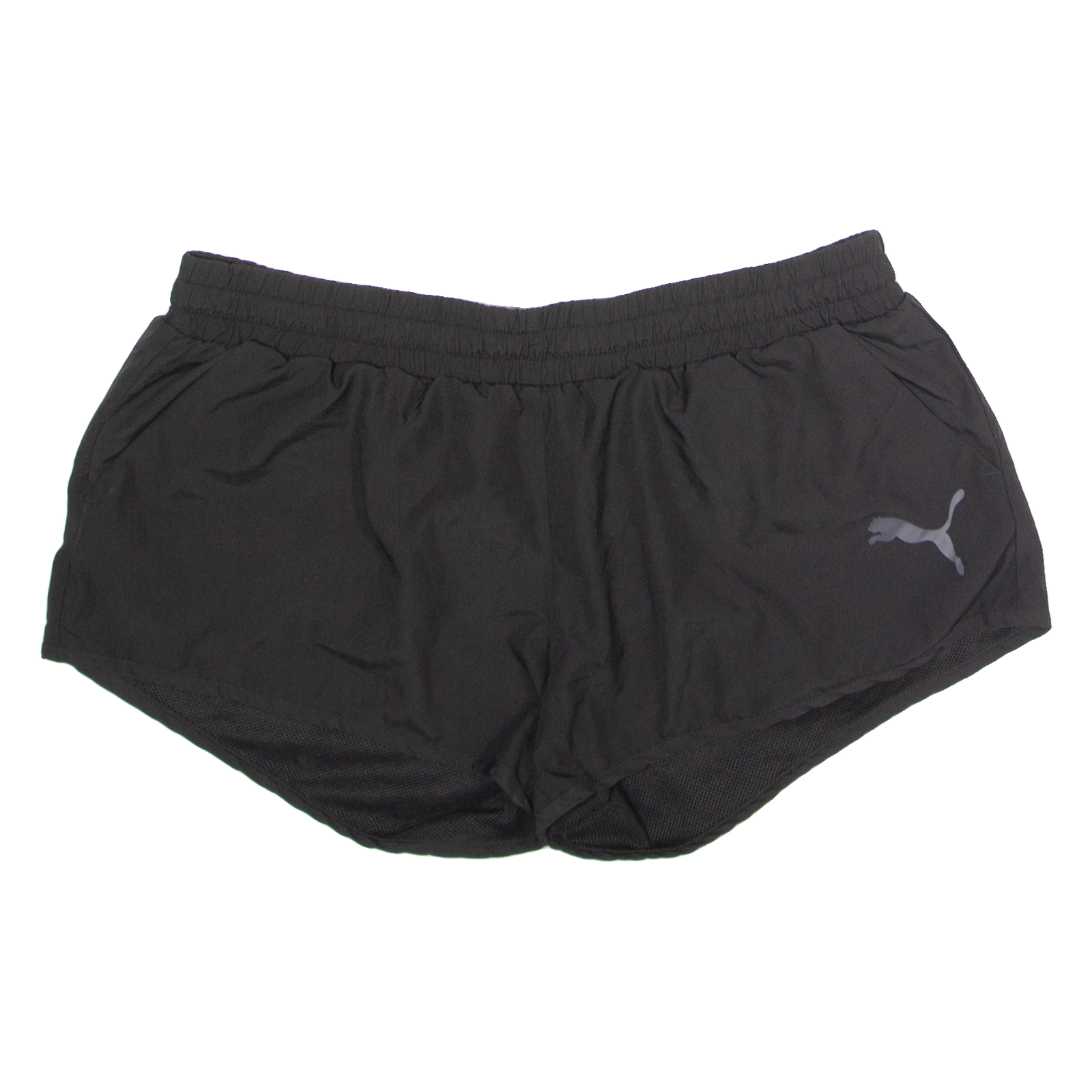 PUMA Womens Sports Shorts Grey UK 16 W32 Refurbished - N/A refurbished available on Cerqular