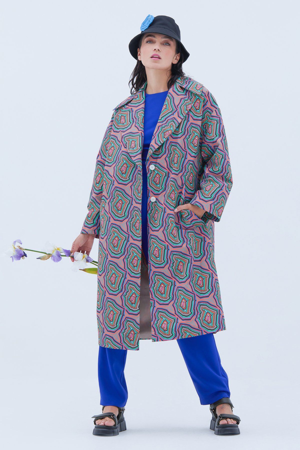Buy Printed oversized coat Pre Order | Size: M Refurbished - $592.90 Printed oversized coat Pre Order | Size: M Refurbished - N/A (Note: There is no well-known brand by this name refurbished available on Cerqular
