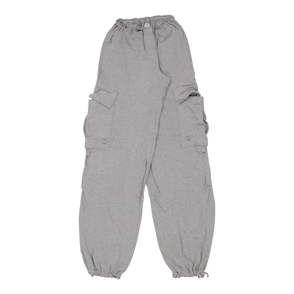 Unbranded Cargo Joggers - Medium Grey Cotton Blend Refurbished - Thrifted (note: this is a term often used to describe second- refurbished available on Cerqular