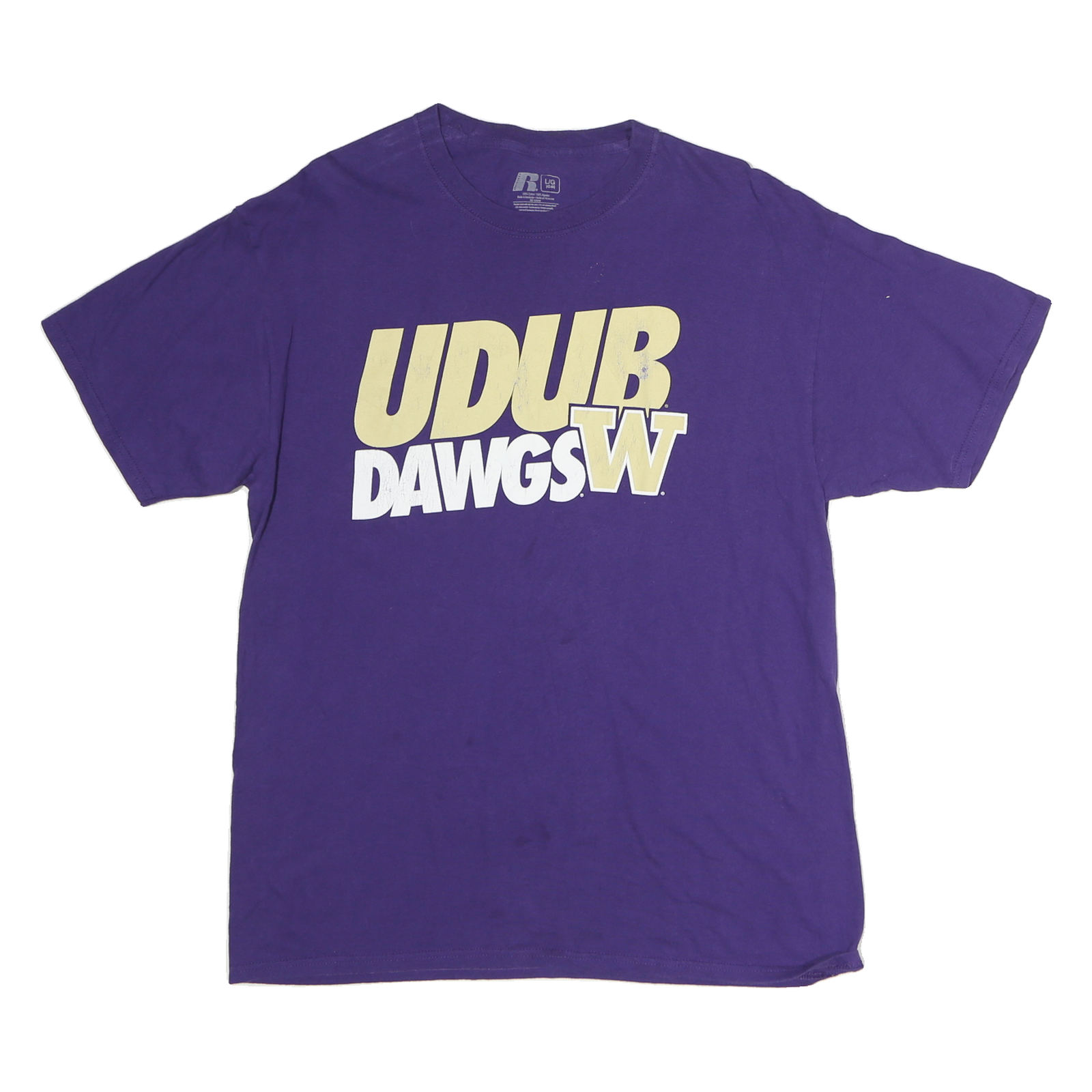 Buy RUSSELL ATHLETIC Mens Purple Cotton Graphic T-Shirt L Crew Neck Short Sleeve Refurbished - $16.89 RUSSELL ATHLETIC Mens Purple Cotton Graphic T-Shirt L Crew Neck Short Sleeve Refurbished - N/A refurbished available on Cerqular