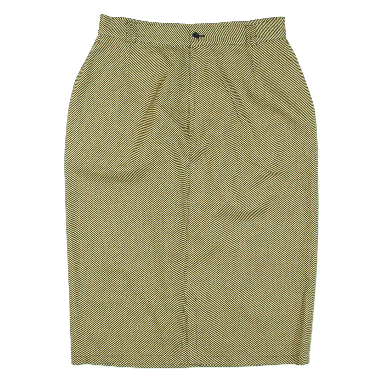 Womens Pencil Skirt Green Knee Length Striped M Refurbished - N/A refurbished available on Cerqular