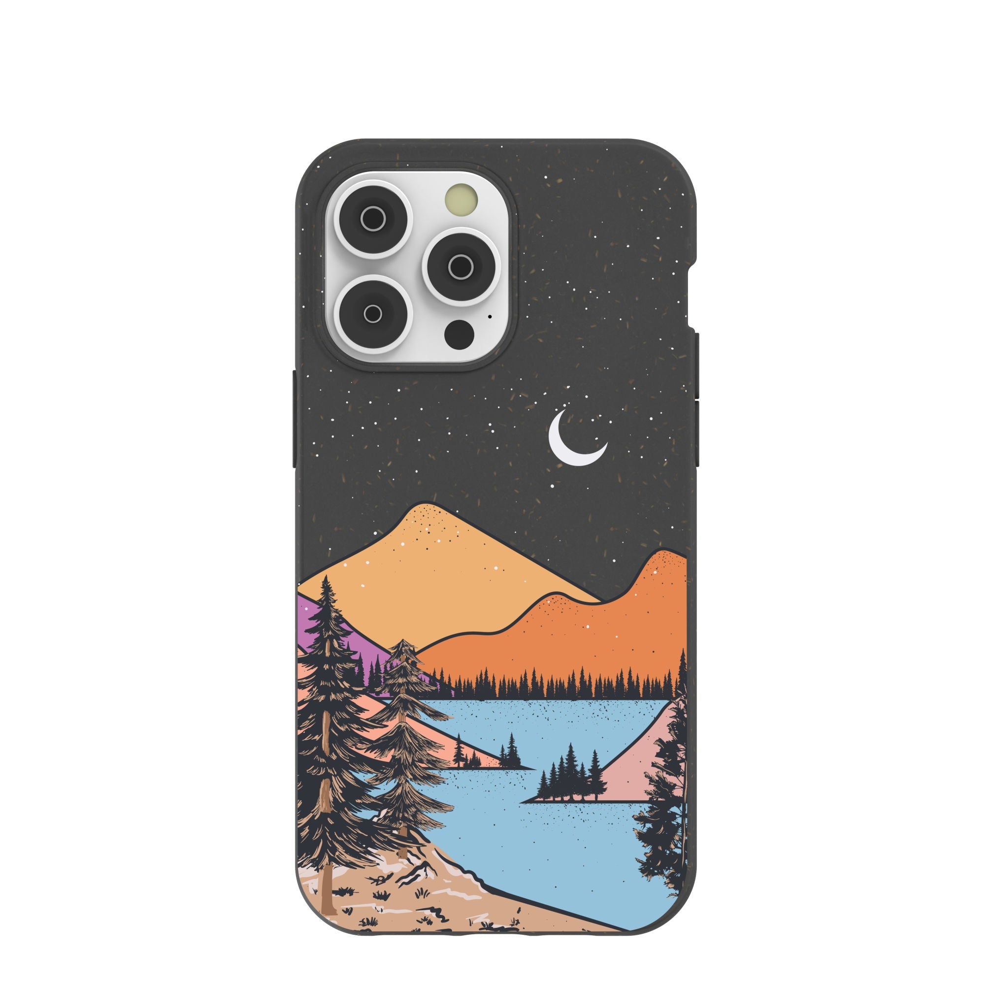 Black Night Trails iPhone 14 Pro Max Case Refurbished - Pela Case refurbished available on Cerqular