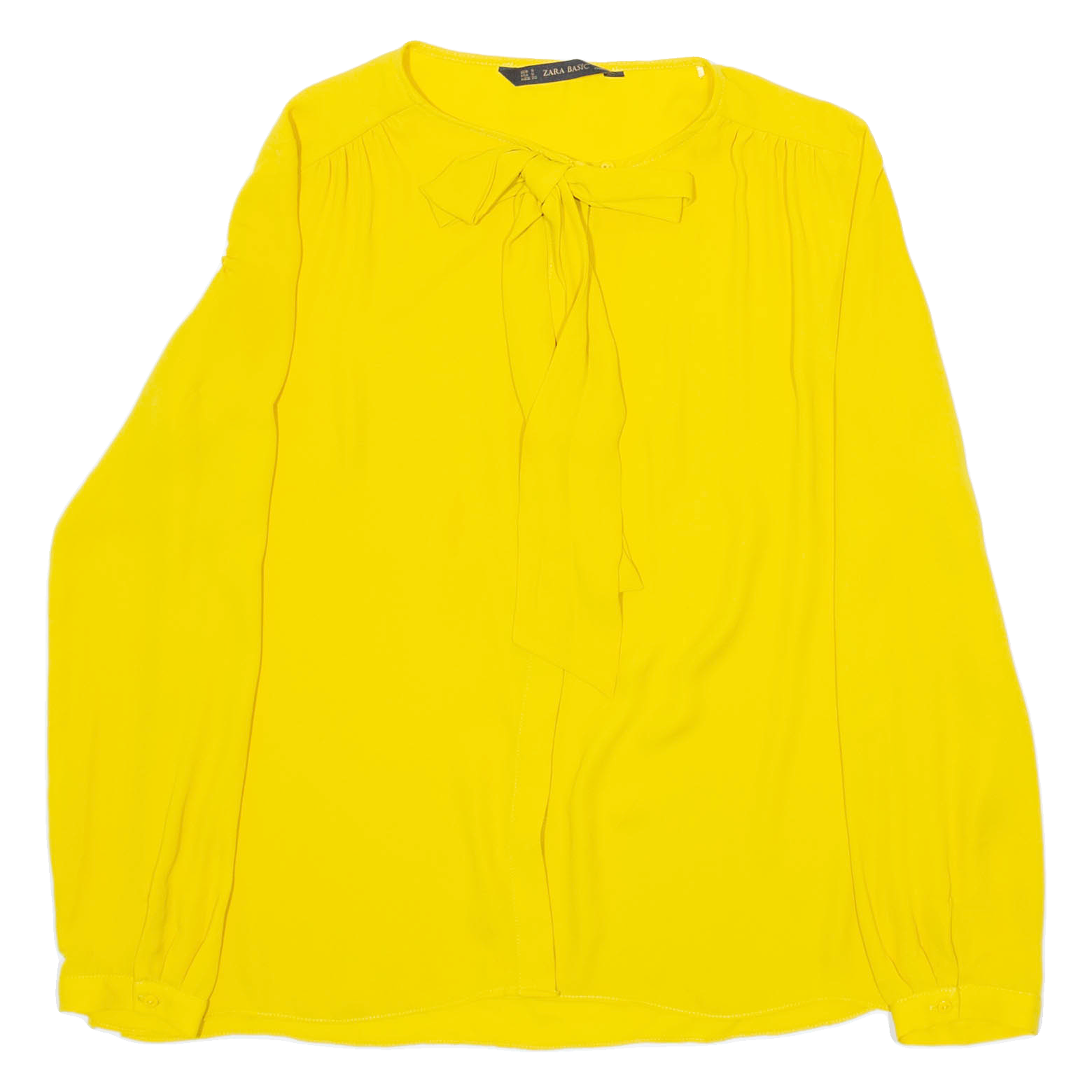 Buy ZARA Womens Blouse Yellow Collared Long Sleeve Silk S Refurbished - $16.89 ZARA Womens Blouse Yellow Collared Long Sleeve Silk S Refurbished - N/A refurbished available on Cerqular