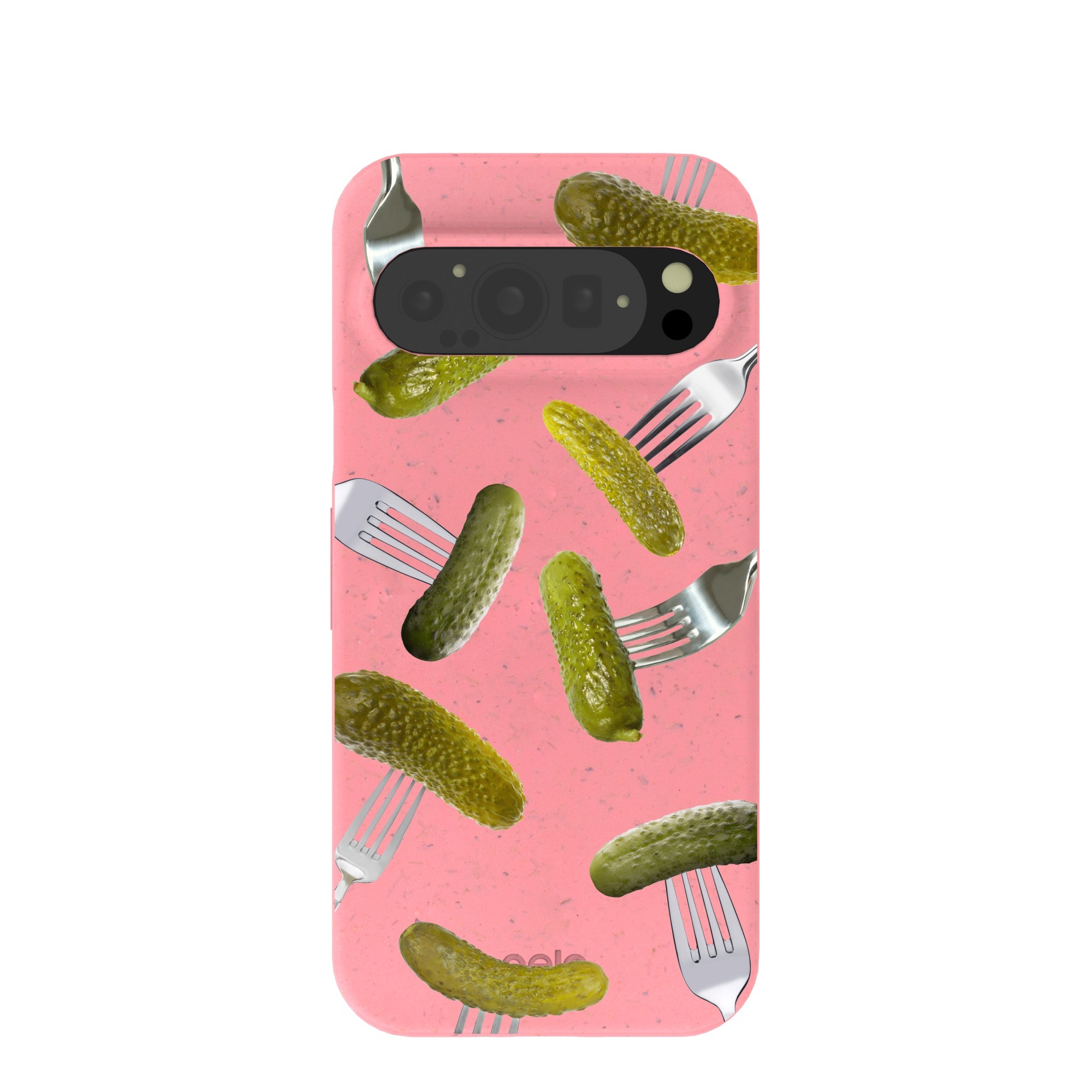 Bubblegum Pink Pickle Party Google Pixel 9/9 Pro Case Refurbished - Pela Case refurbished available on Cerqular