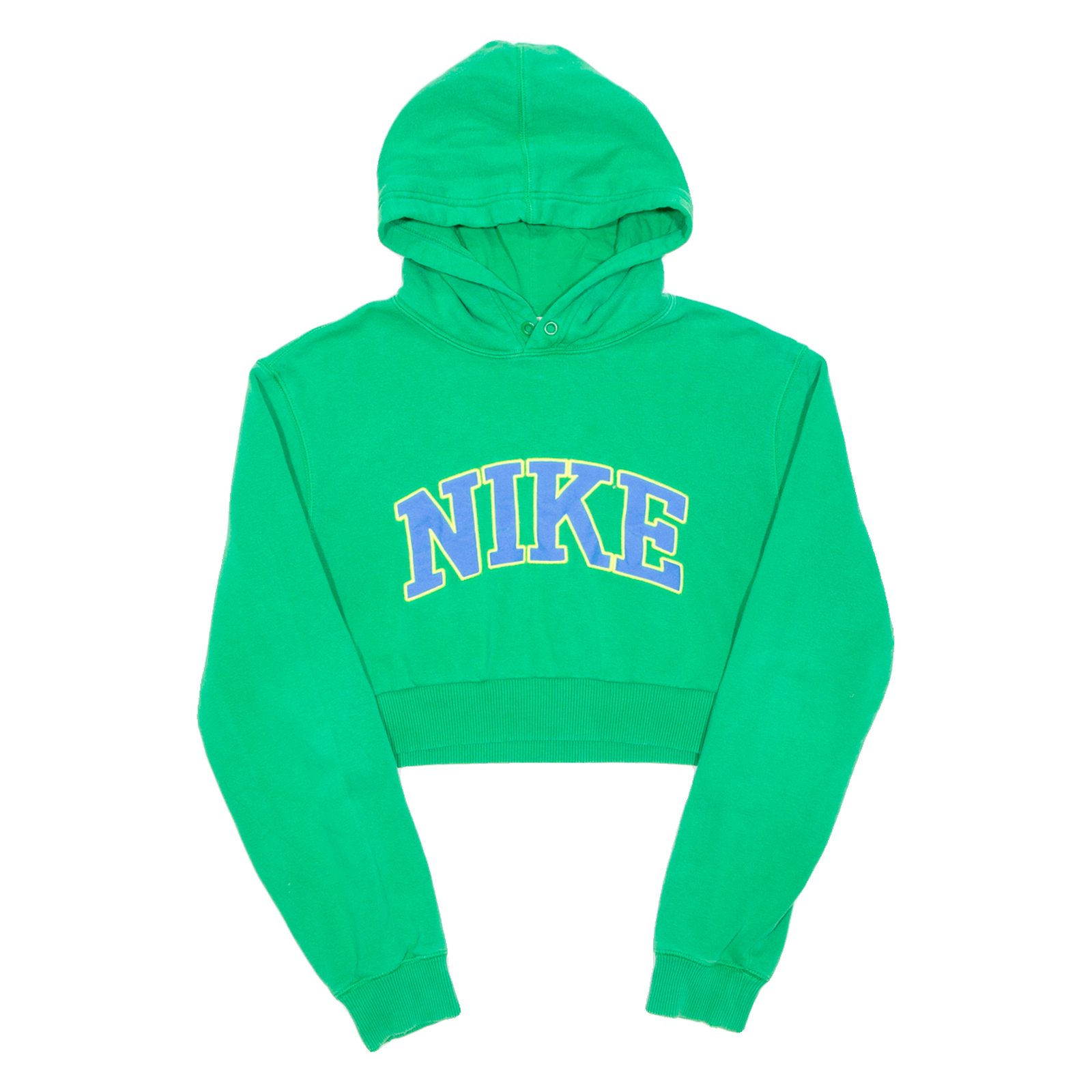 NIKE Cropped Womens Green Hoodie M Refurbished - N/A refurbished available on Cerqular