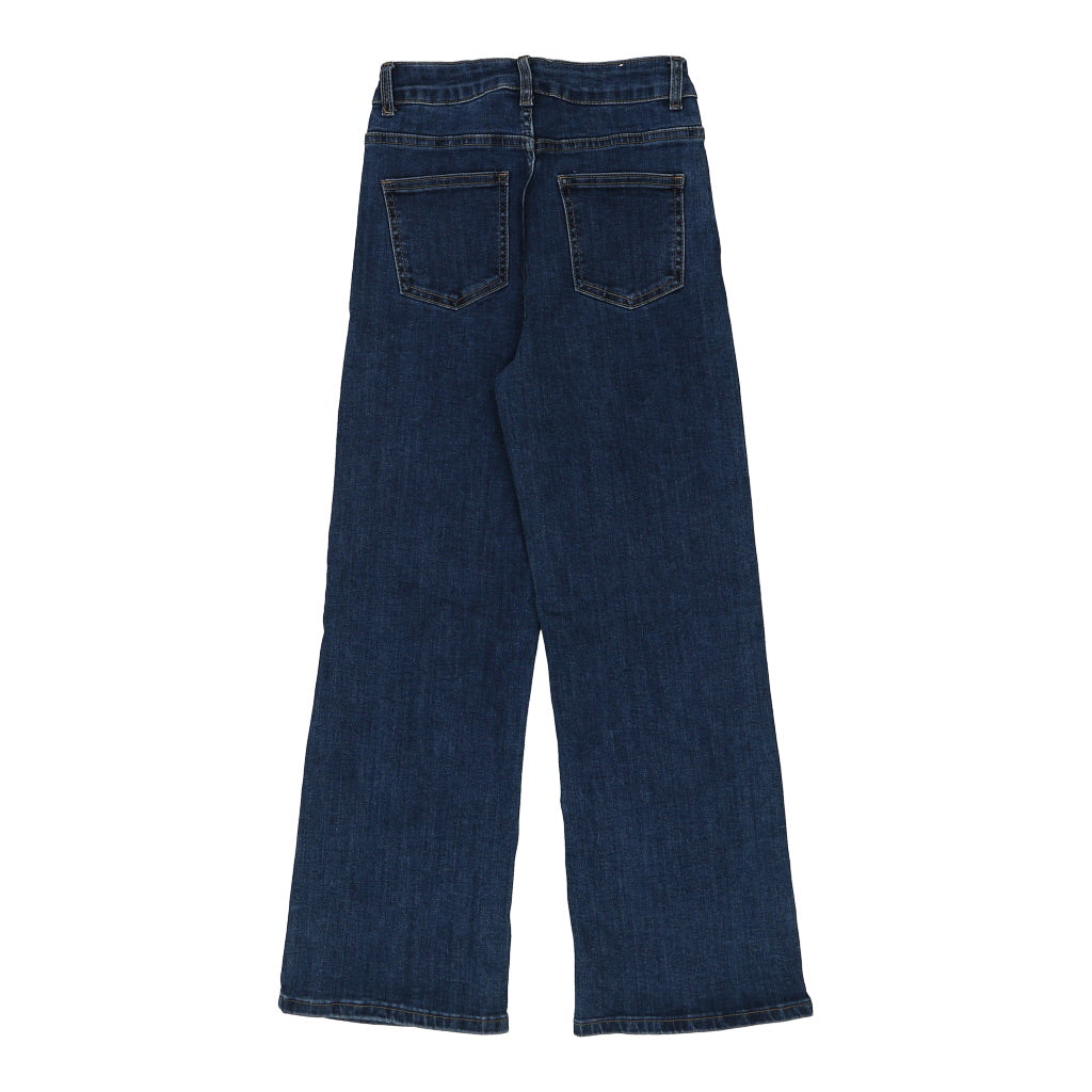 Buy Unbranded Wide Leg Jeans - Small Dark Wash Cotton Refurbished - $16.87 Unbranded Wide Leg Jeans - Small Dark Wash Cotton Refurbished - Thrifted (note: this is a term often used to describe second- refurbished available on Cerqular