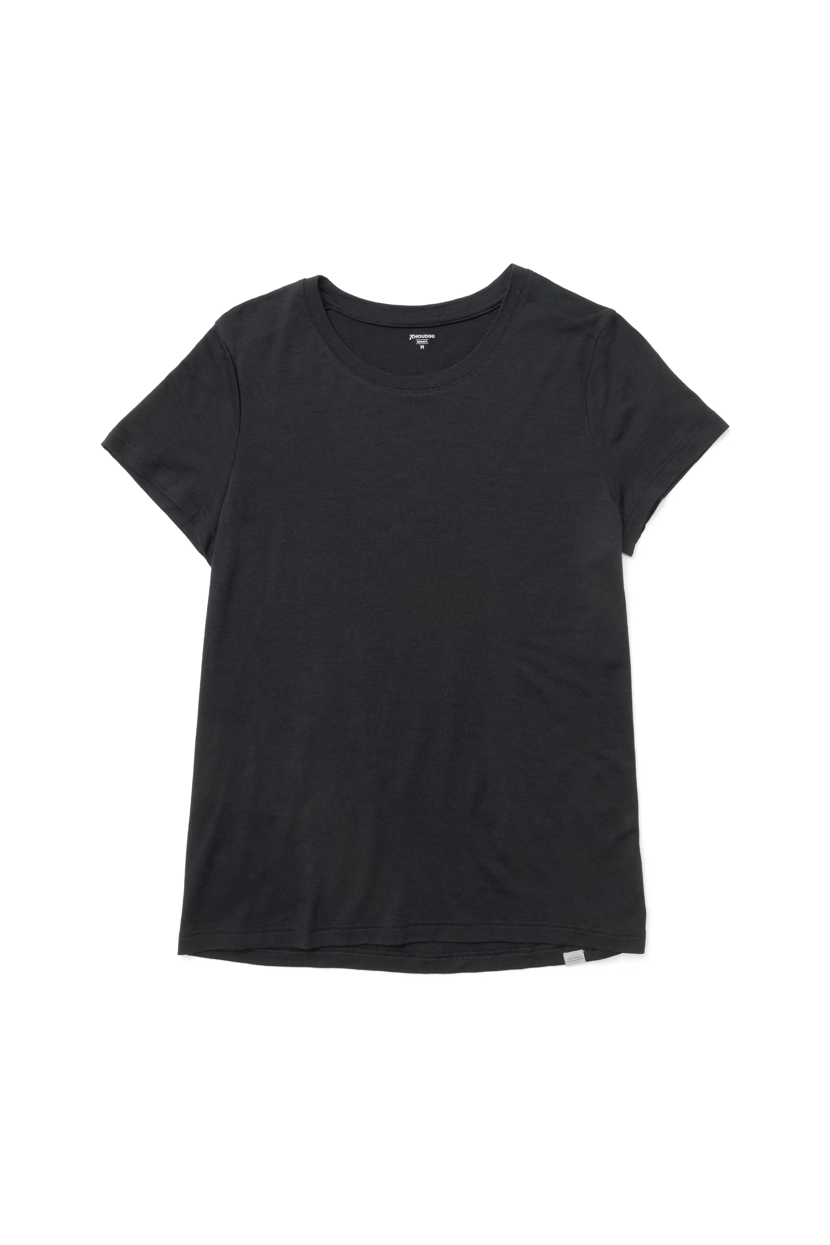 W's Desoli Tee | Color: true black | Size: XS Refurbished - Houdini Sportswear refurbished available on Cerqular