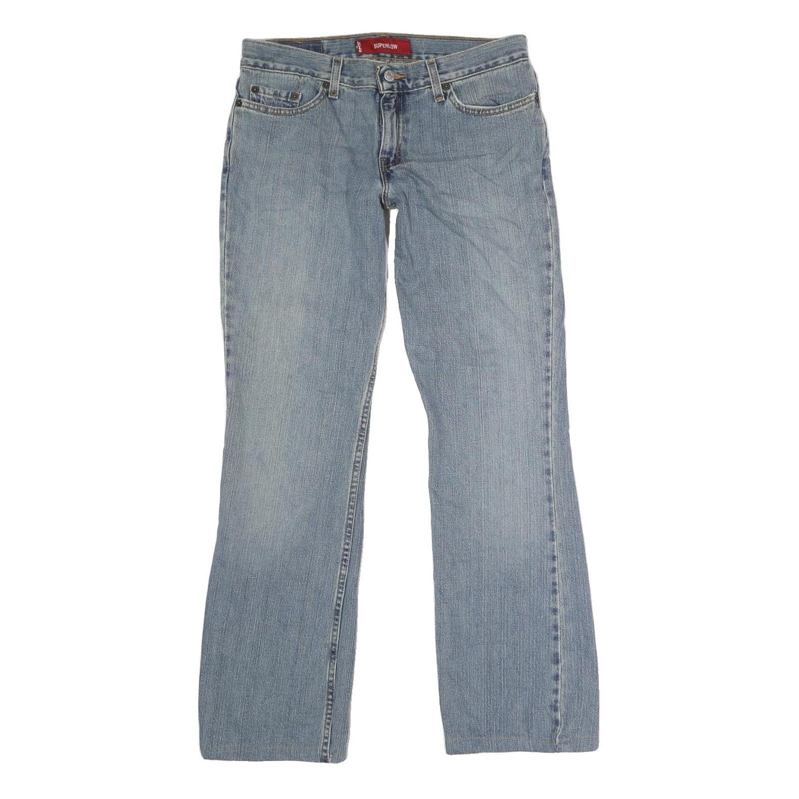 LEVI'S Womens Regular Fit Blue Denim Jeans W32 L30 Button Closure Classic Style Refurbished - N/A refurbished available on Cerqular