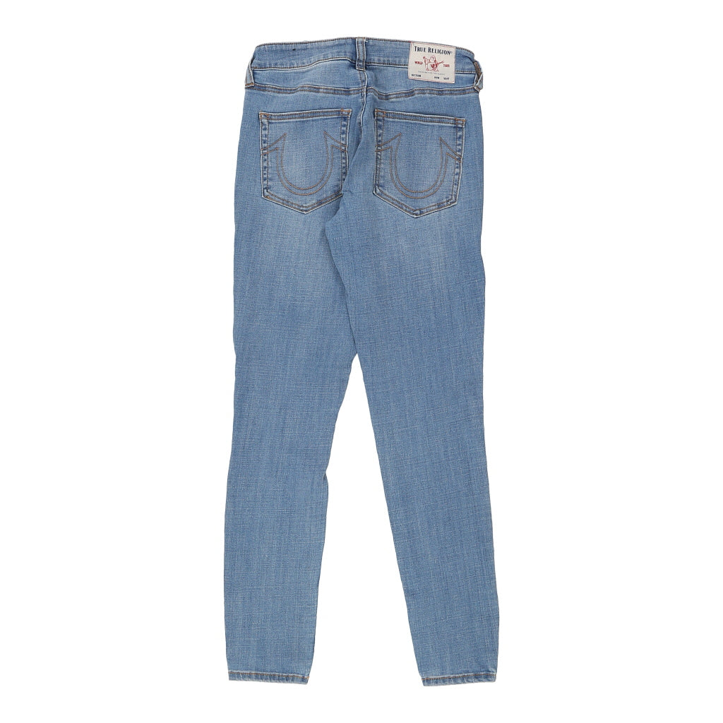 Buy Jennie Curvy True Religion Skinny Jeans - 27W UK 8 Blue Cotton Refurbished - $23.30 Jennie Curvy True Religion Skinny Jeans - 27W UK 8 Blue Cotton Refurbished - Thrifted (note: this is a term often used to describe second- refurbished available on Cerqular