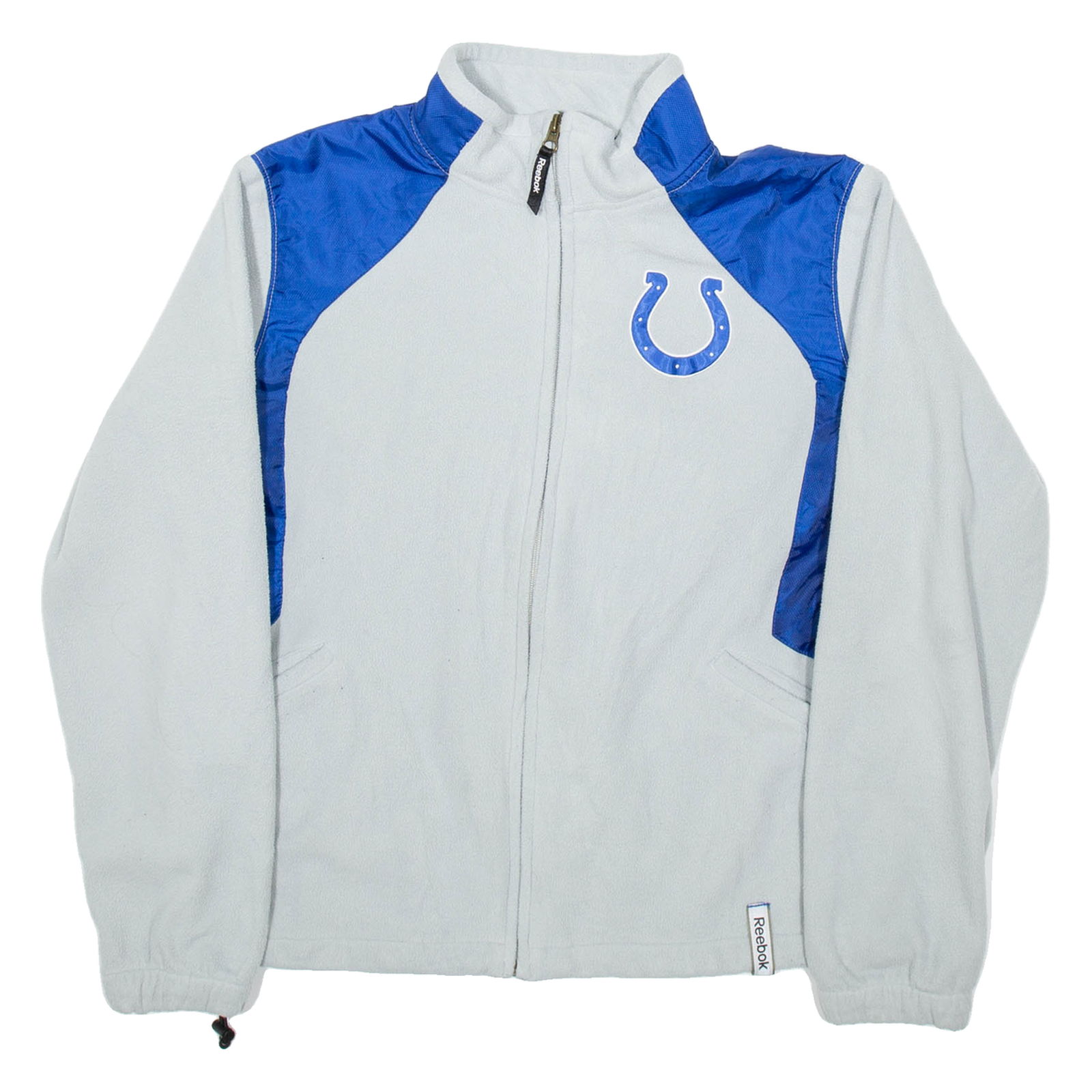 REEBOK Indianapolis Colts Womens Fleece Jacket Grey USA L Refurbished - N/A refurbished available on Cerqular