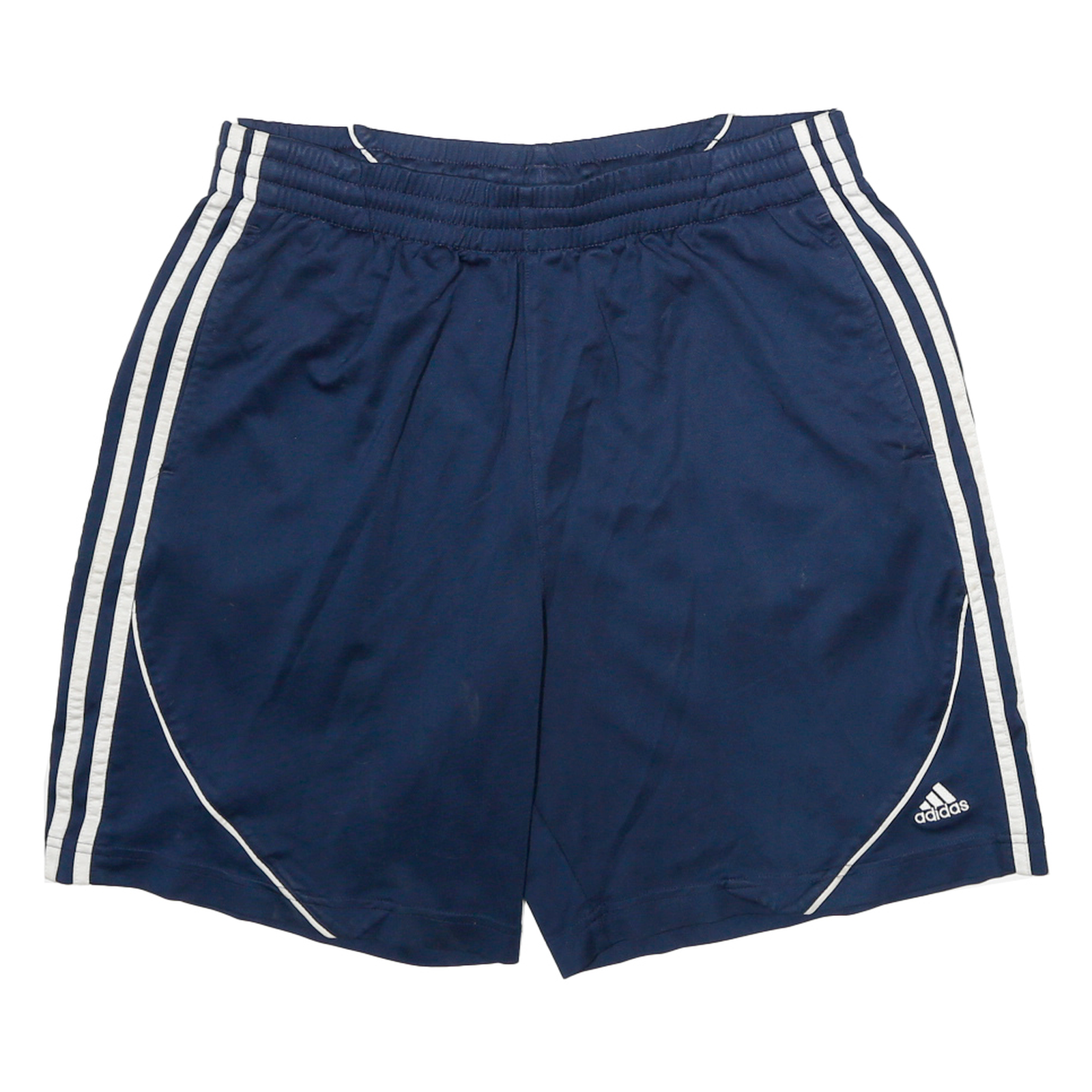 Buy ADIDAS Mens Navy Blue Sports Shorts L W26 Polyester Blend Comfortable Fit Refurbished - $25.99 ADIDAS Mens Navy Blue Sports Shorts L W26 Polyester Blend Comfortable Fit Refurbished - N/A refurbished available on Cerqular