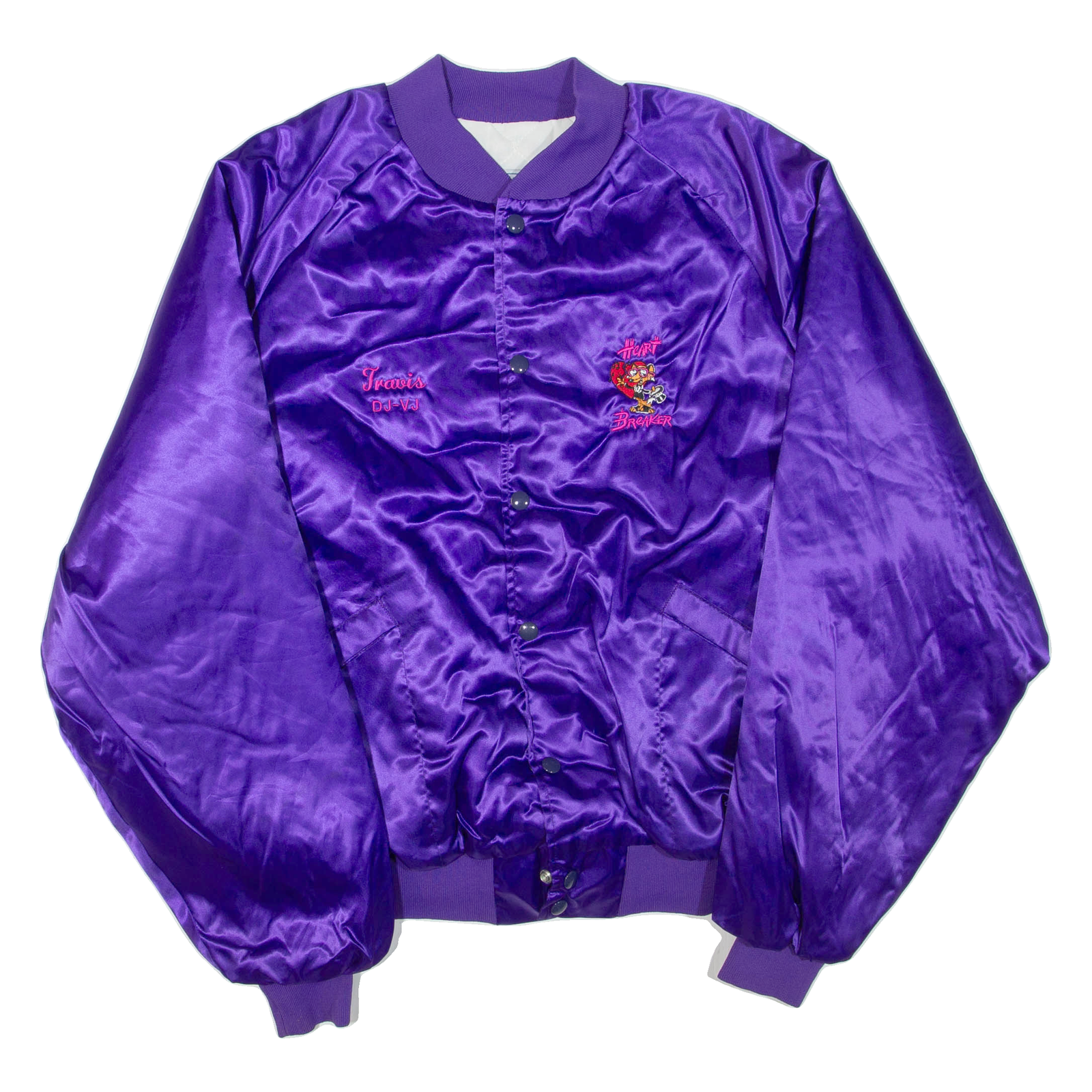 PRO-FIT Indiana Mens Bomber Jacket Purple Nylon USA XL Refurbished - N/A refurbished available on Cerqular