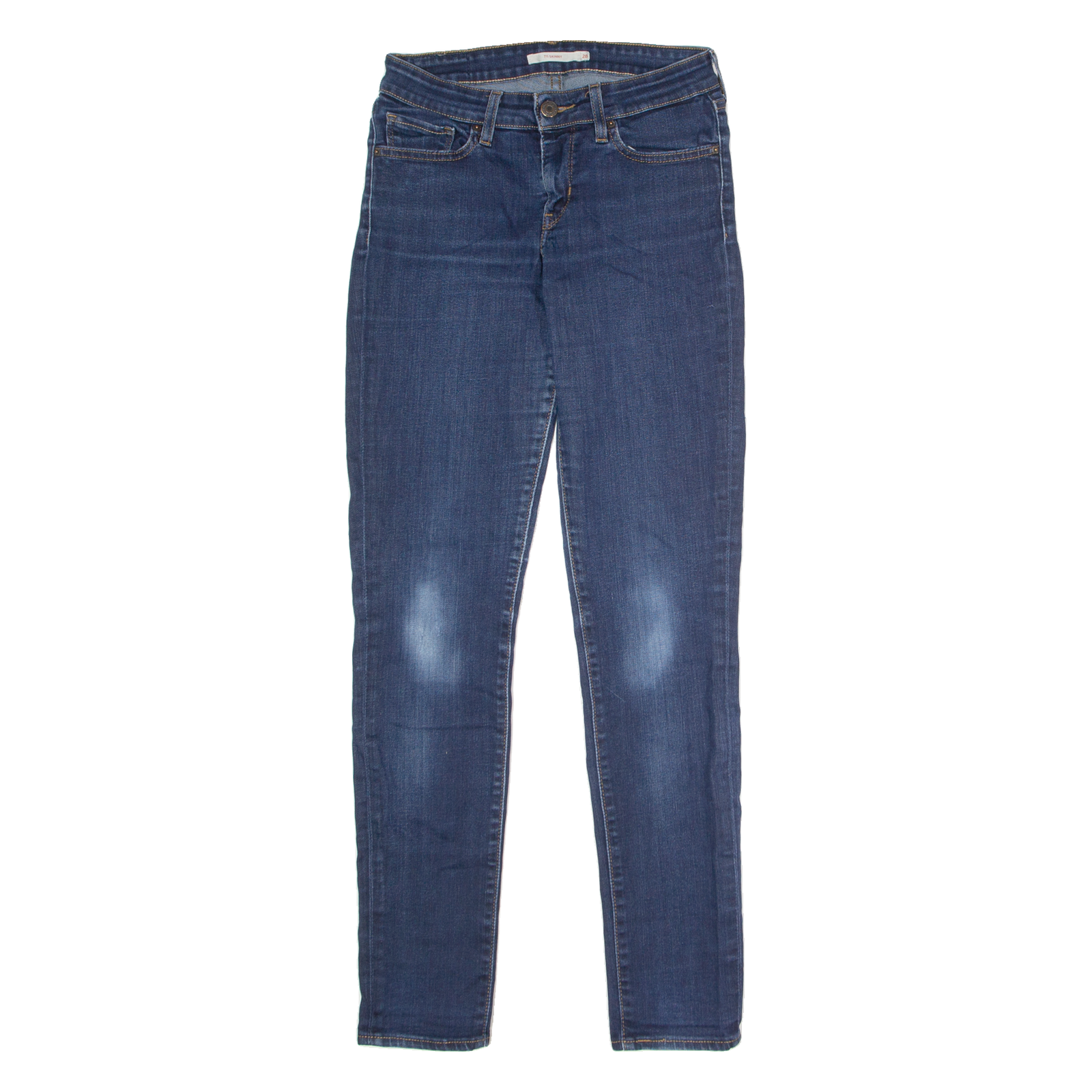 LEVI'S 711 Womens Jeans Blue Regular Skinny W28 L32 Refurbished - N/A refurbished available on Cerqular