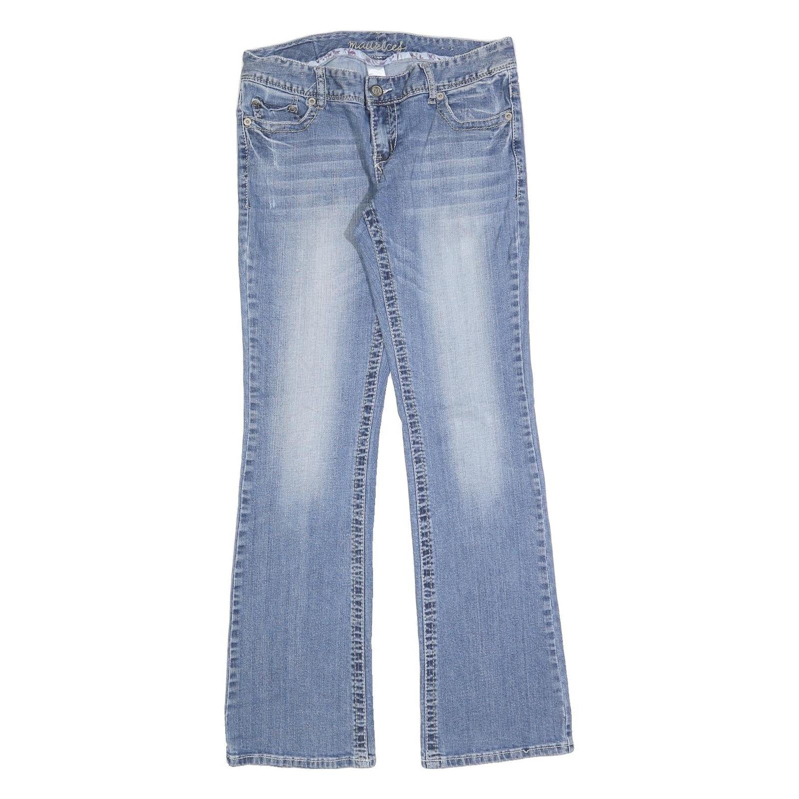 MAURICES Womens Regular Bootcut Denim Light W32 L34 Stylish Cotton Blend Jeans Refurbished - N/A refurbished available on Cerqular