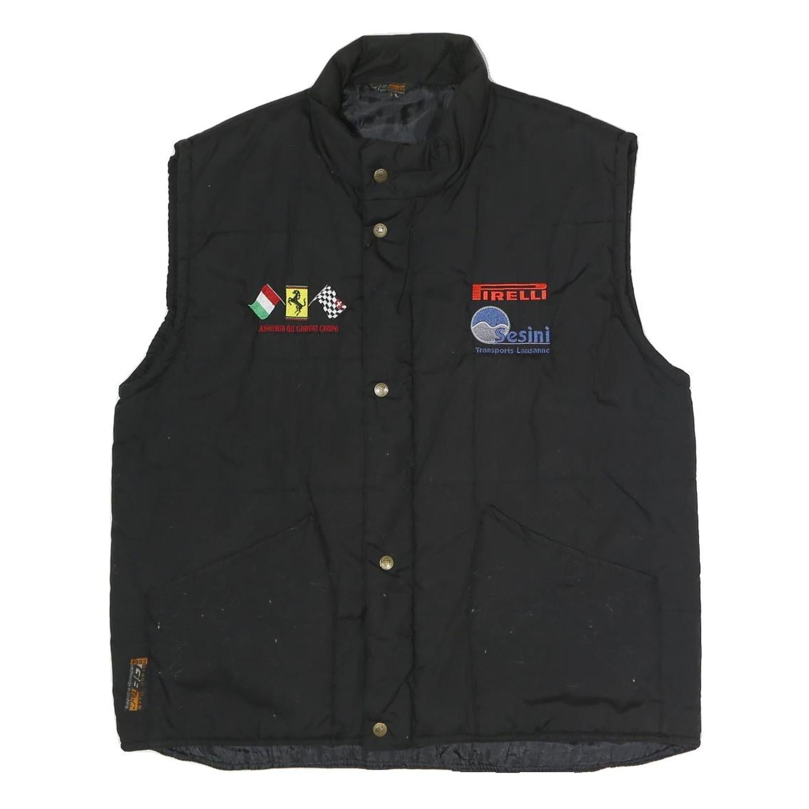 Buy GREEN BAY Mens Black Racing Logo Quilted Jacket L Polyester Blend Zip Refurbished - $97.49 GREEN BAY Mens Black Racing Logo Quilted Jacket L Polyester Blend Zip Refurbished - N/A refurbished available on Cerqular