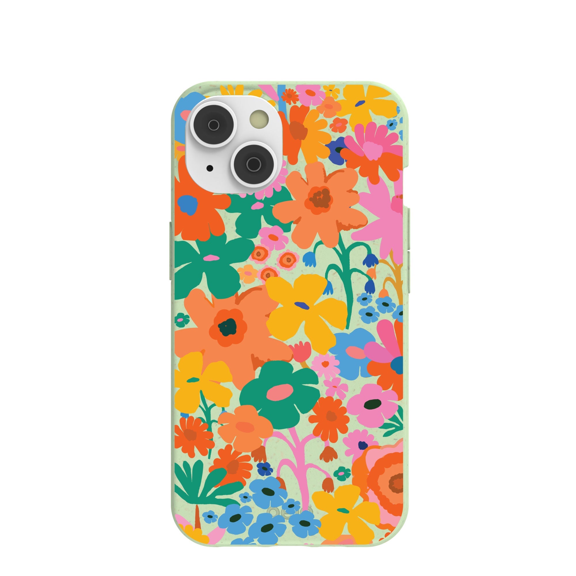 Sage Green Bright Spring iPhone 14/16e Case Refurbished - Pela Case refurbished available on Cerqular