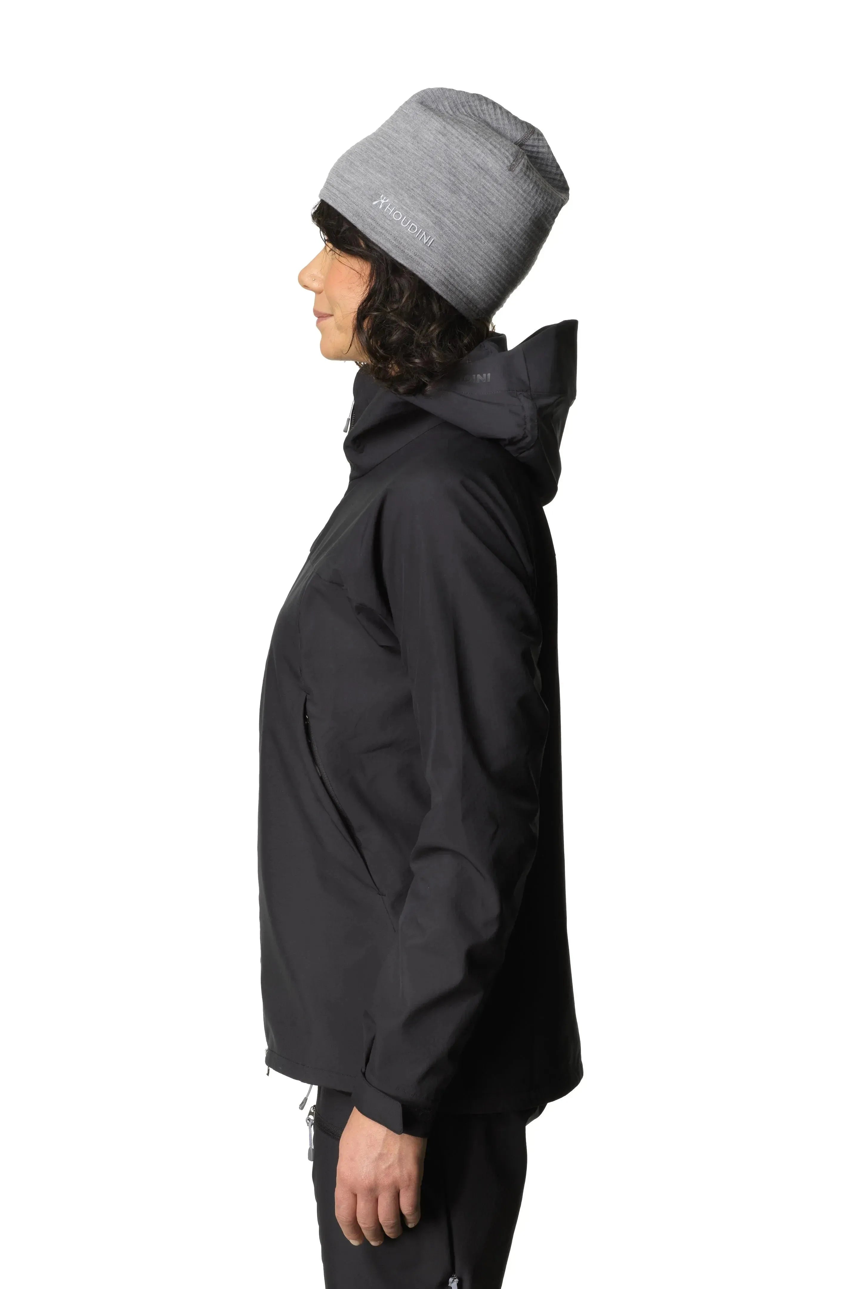 W's Daybreak Jacket | Color: true black | Size: XXS Refurbished - Houdini Sportswear refurbished available on Cerqular