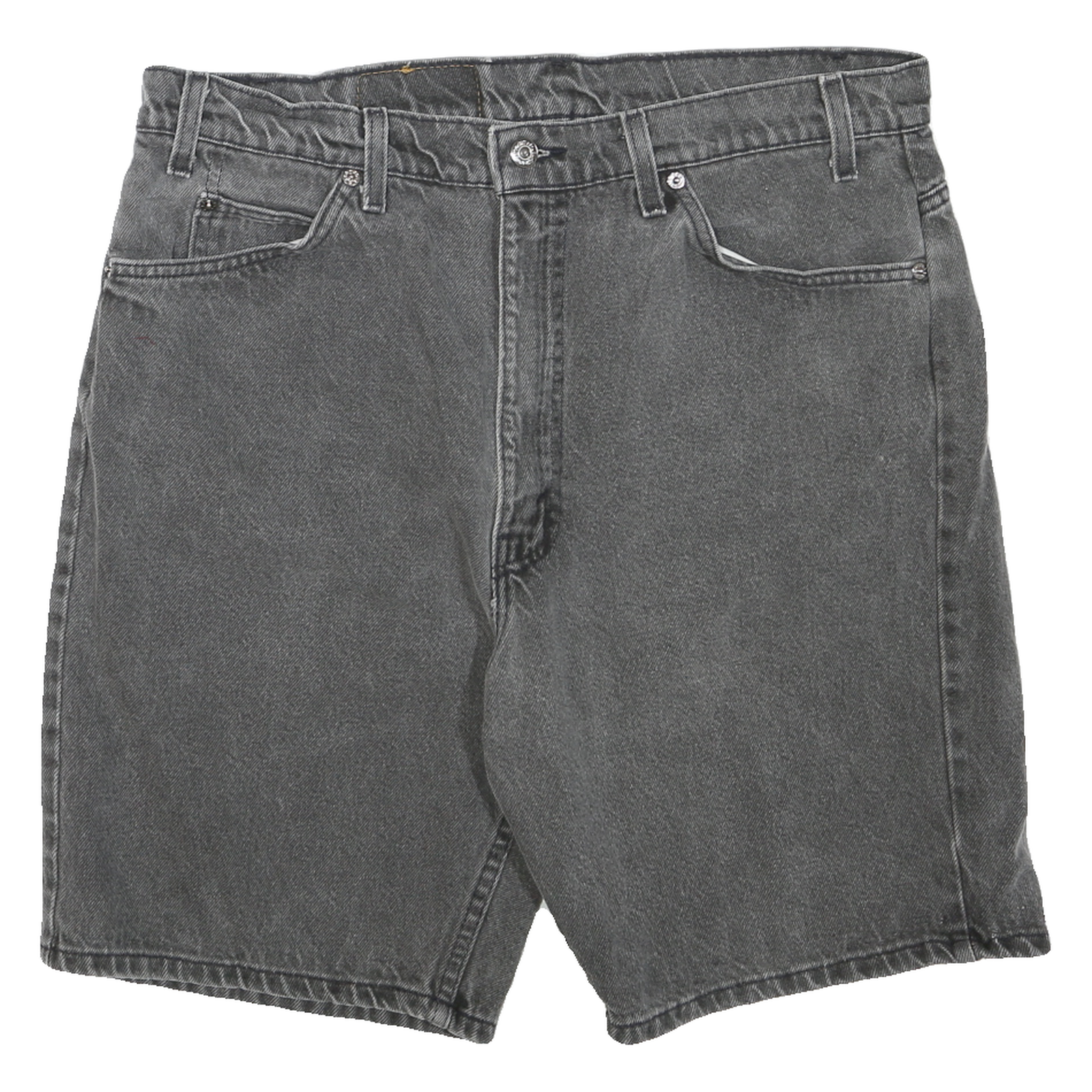 LEVI'S Womens Black Denim Casual Shorts XL W38 Cotton Blend Classic Fit Refurbished - N/A refurbished available on Cerqular