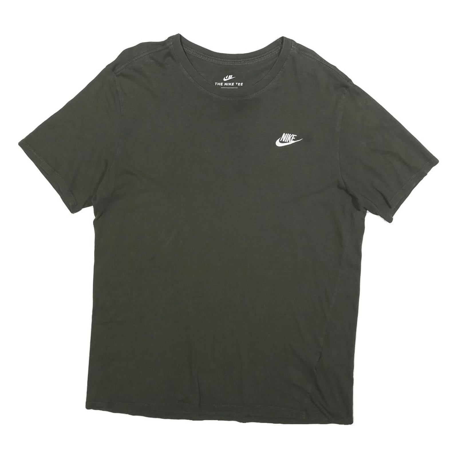 NIKE Mens Black Classic T-Shirt L Short Sleeve Crew Neck Cotton Blend Logo Refurbished - N/A refurbished available on Cerqular
