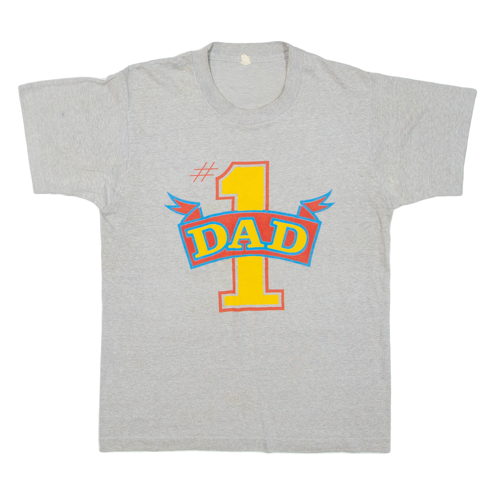 Dad Mens T-Shirt Grey M Refurbished - N/A refurbished available on Cerqular