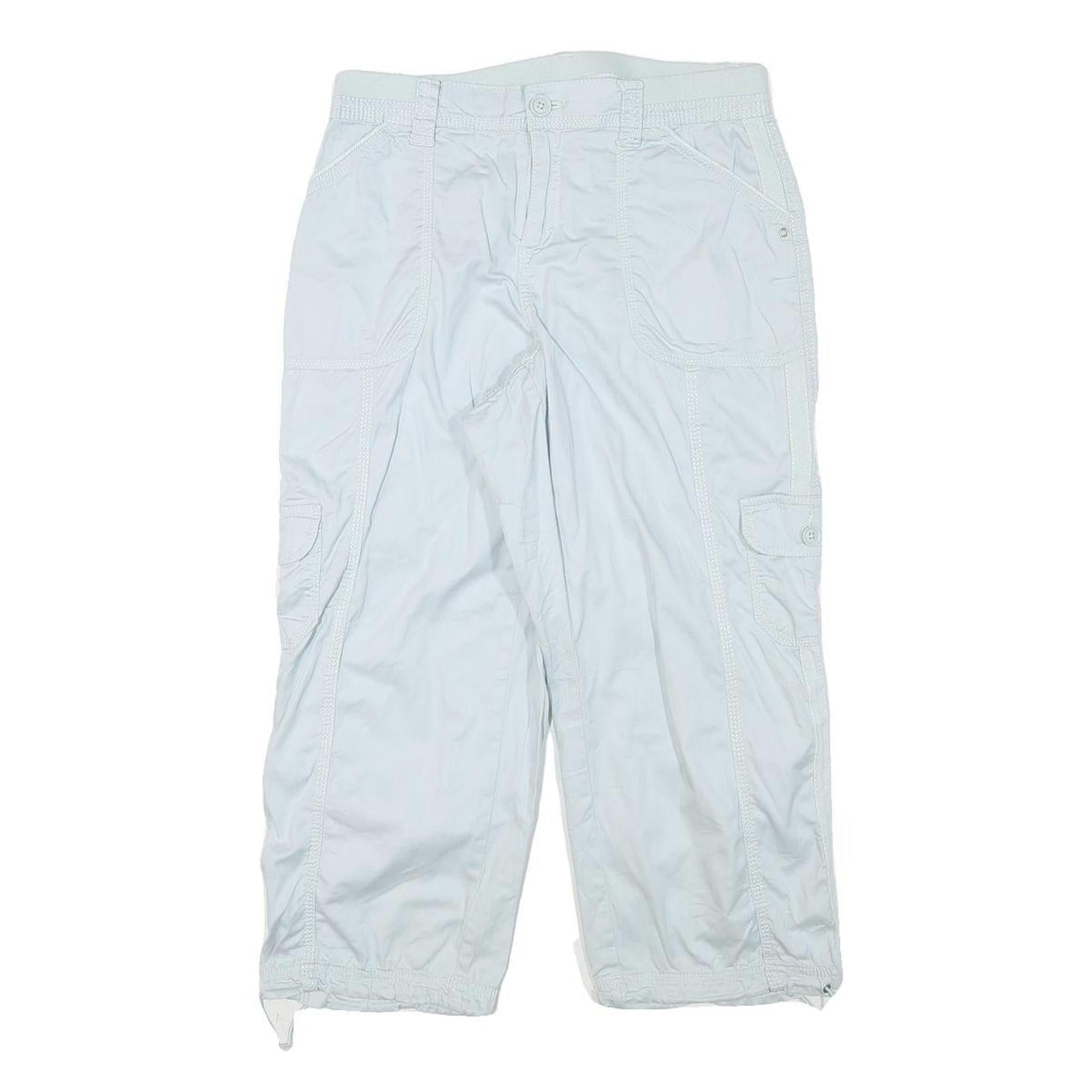 STYLE AND CO Womens White Casual Cargo Shorts L W30 Utility Pockets Refurbished - N/A refurbished available on Cerqular