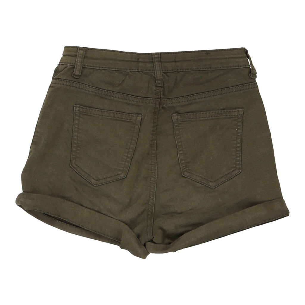Tally Weij Shorts - 26W UK 6 Khaki Cotton Refurbished - Thrifted (note: this is a term often used to describe second- refurbished available on Cerqular