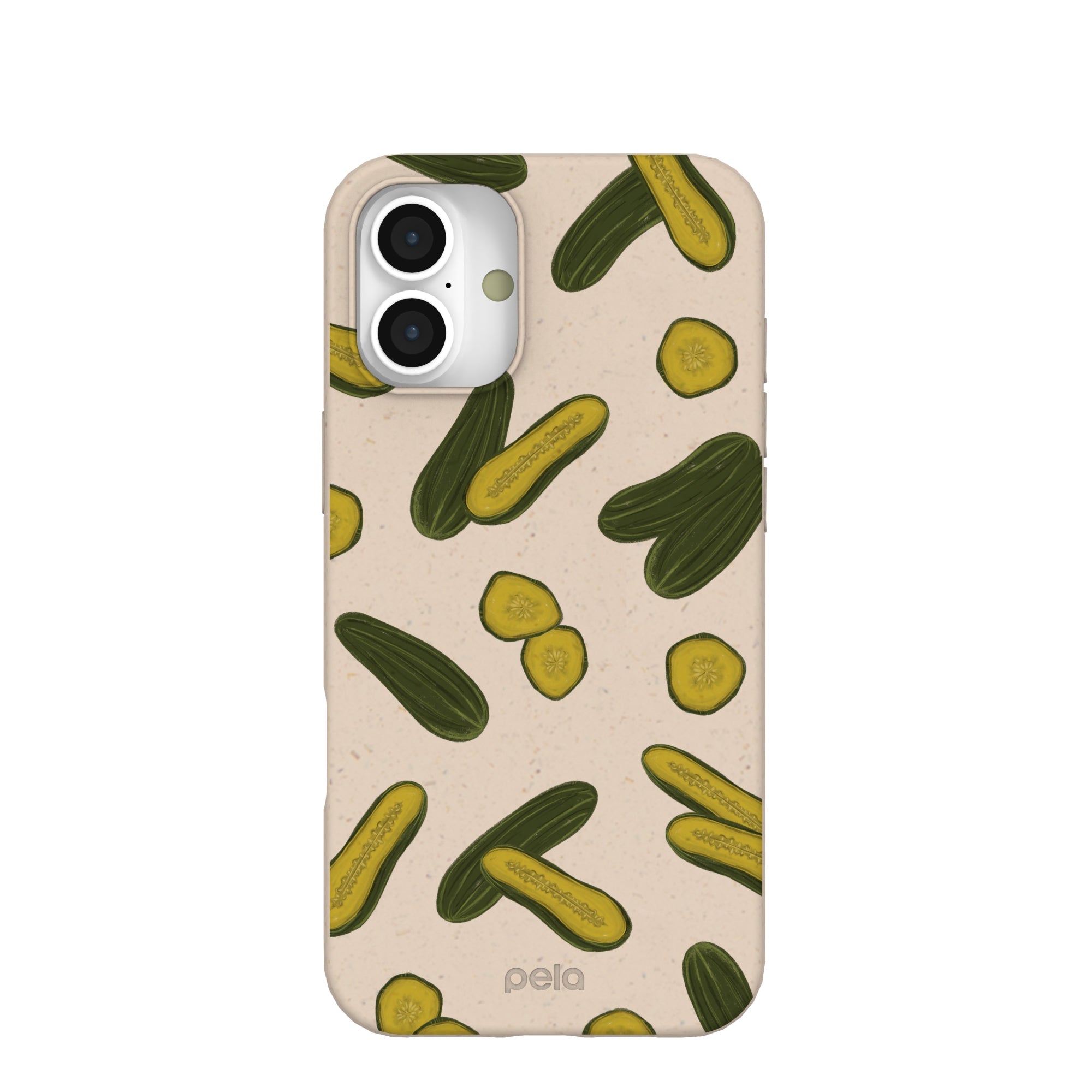 Seashell In a Pickle iPhone 16 Plus Case Refurbished - Pela Case refurbished available on Cerqular