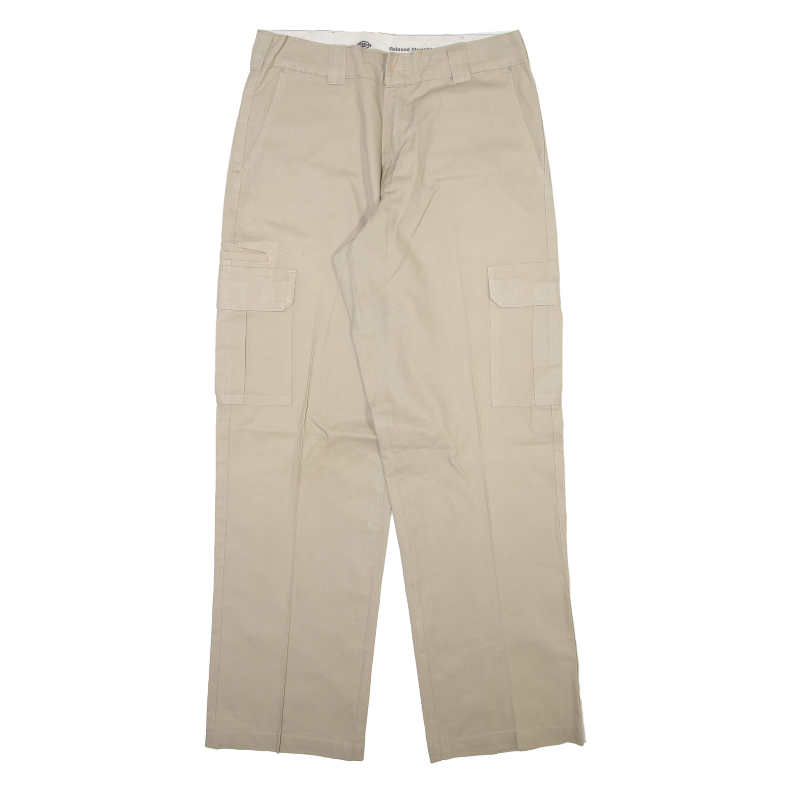 DICKIES Cargo Mens Trousers Beige Regular Straight W34 L34 Refurbished - N/A refurbished available on Cerqular