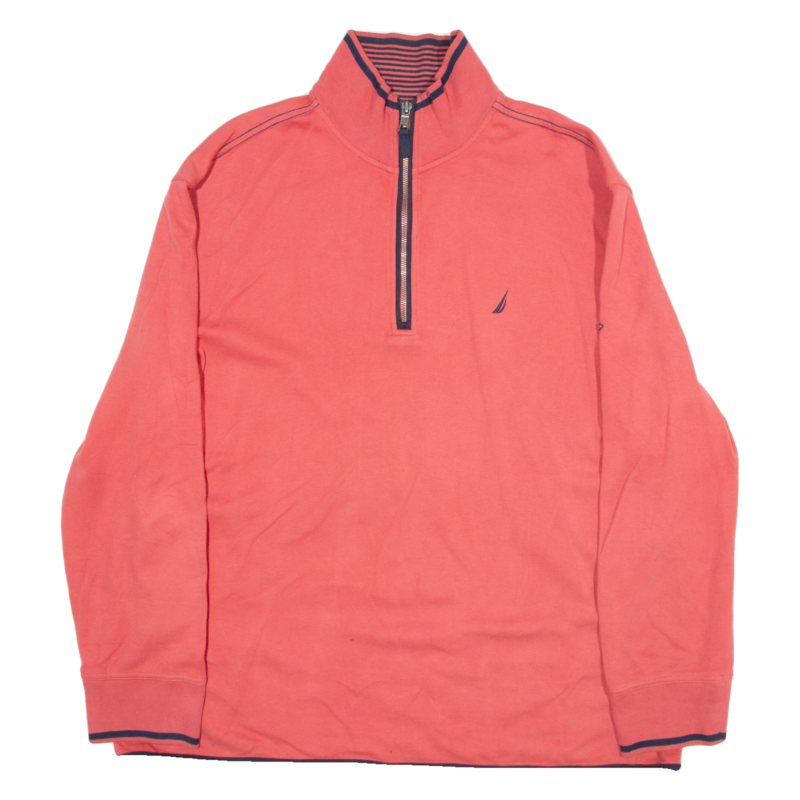 Buy NAUTICA Mens Sweatshirt Pink 1/4 Zip XL Refurbished - $28.59 NAUTICA Mens Sweatshirt Pink 1/4 Zip XL Refurbished - N/A refurbished available on Cerqular