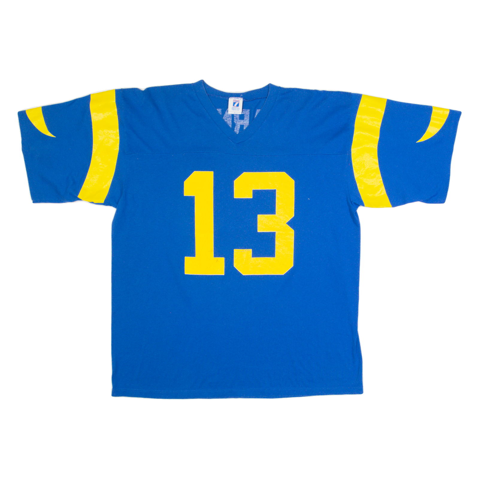 LOGO 7 Warner 13 Mens Jersey Blue USA V-Neck XL Refurbished - N/A refurbished available on Cerqular