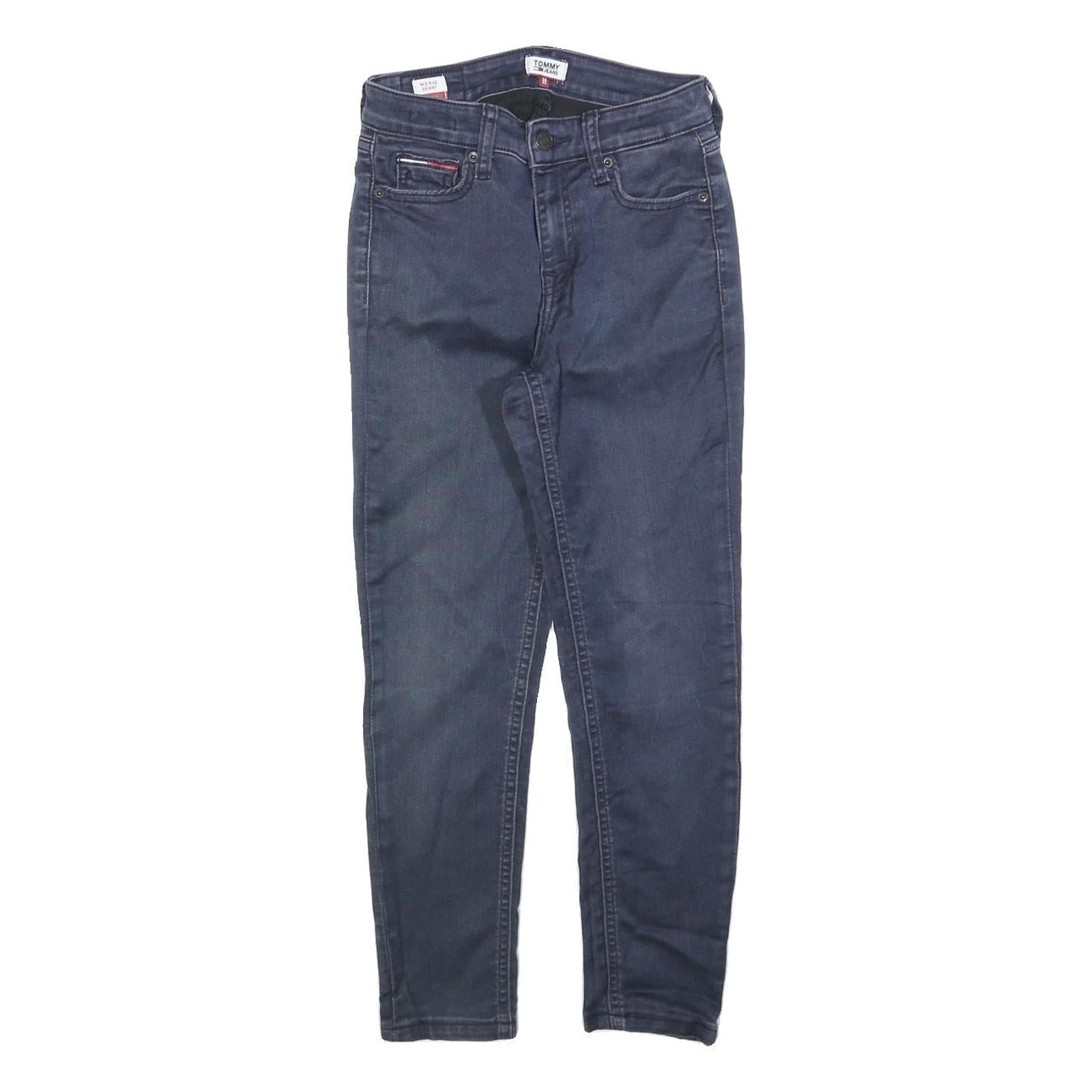 TOMMY HILFIGER Womens Jeans Slim Skinny Denim Dark W26 L24 Fashion Refurbished - N/A refurbished available on Cerqular