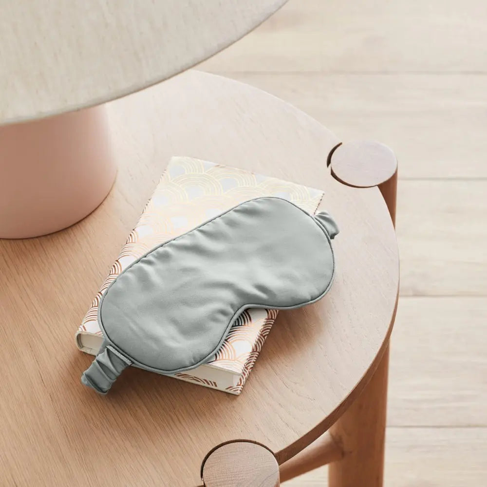 Bamboo Sateen Eye Mask | Color: Sage | Size: One Size Refurbished - Ettitude refurbished available on Cerqular