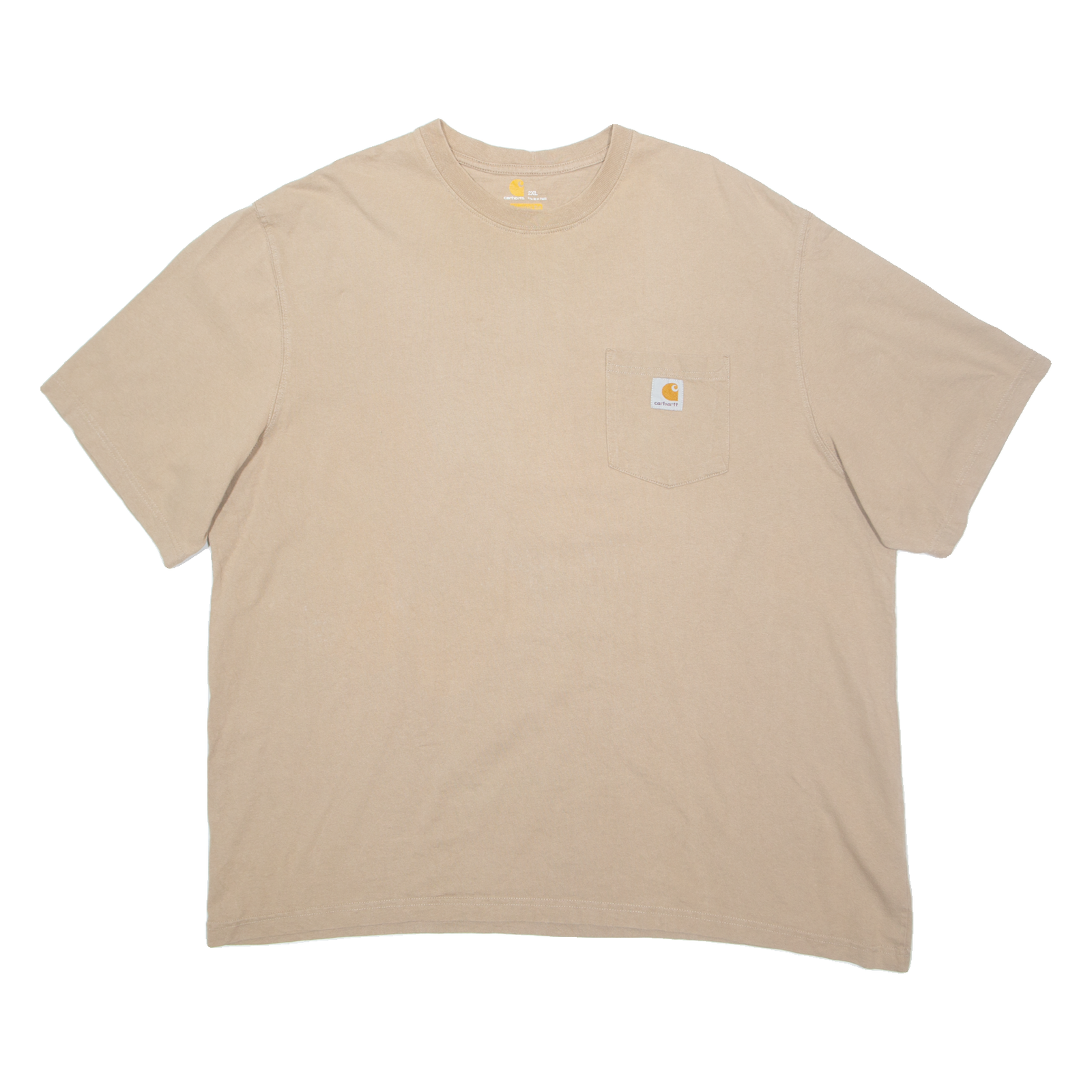 CARHARTT Mens T-Shirt Brown 2XL Refurbished - N/A refurbished available on Cerqular