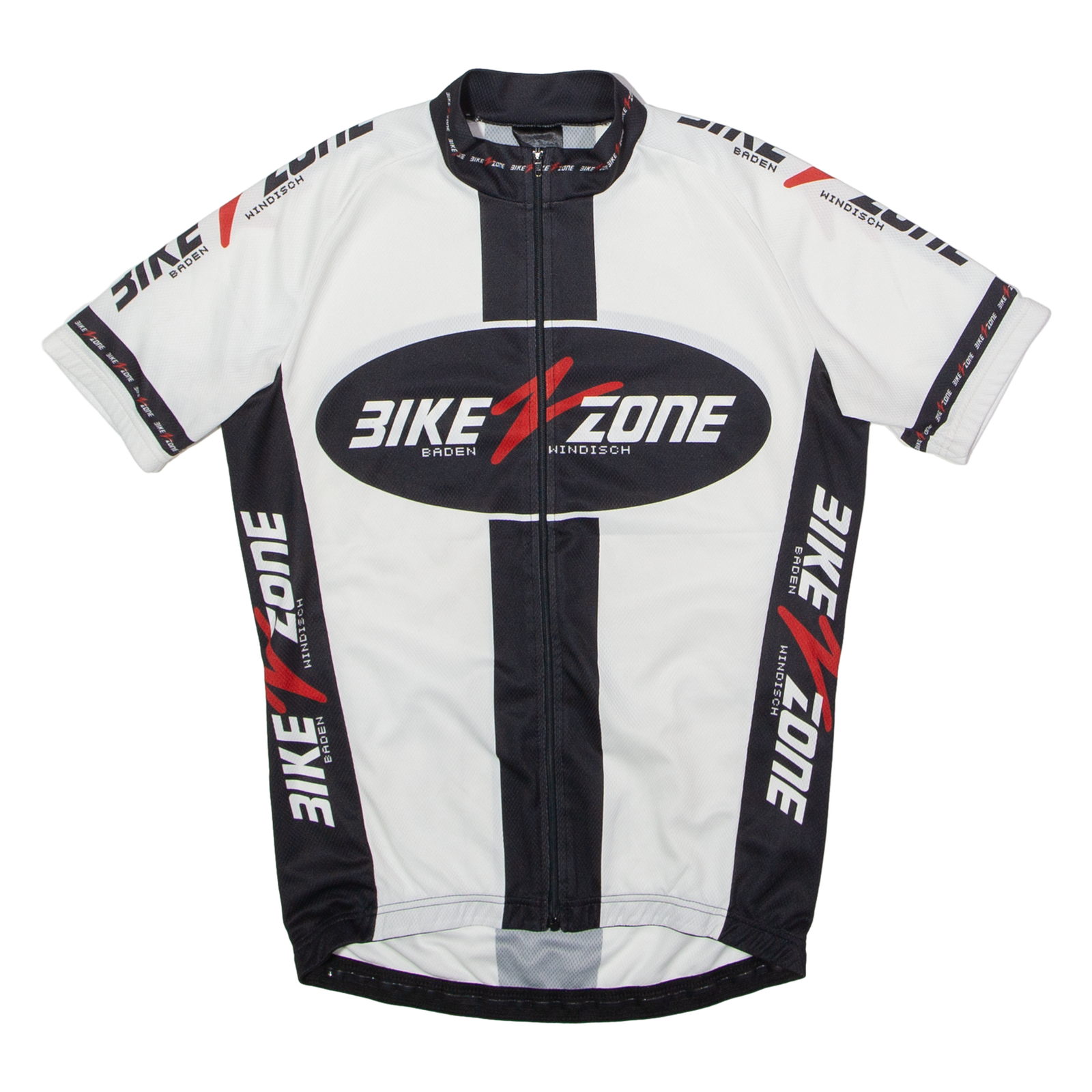 ANDEER Bike Zone Full Zip Cycling Mens Jersey White High Neck S Refurbished - N/A refurbished available on Cerqular