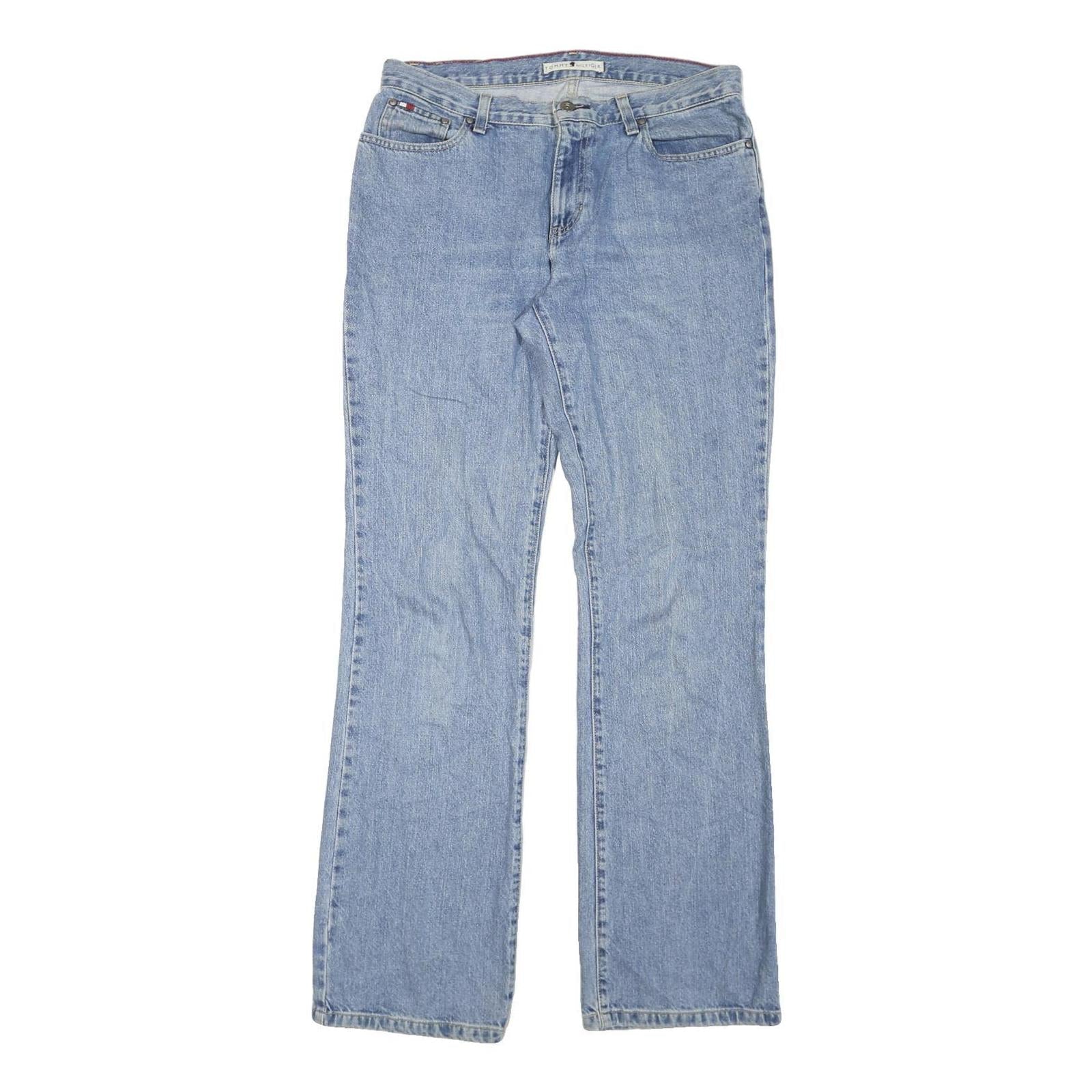 TOMMY HILFIGER Mens Regular Fit Straight Leg Denim Light W34 L34 Classic Jeans Refurbished - N/A refurbished available on Cerqular