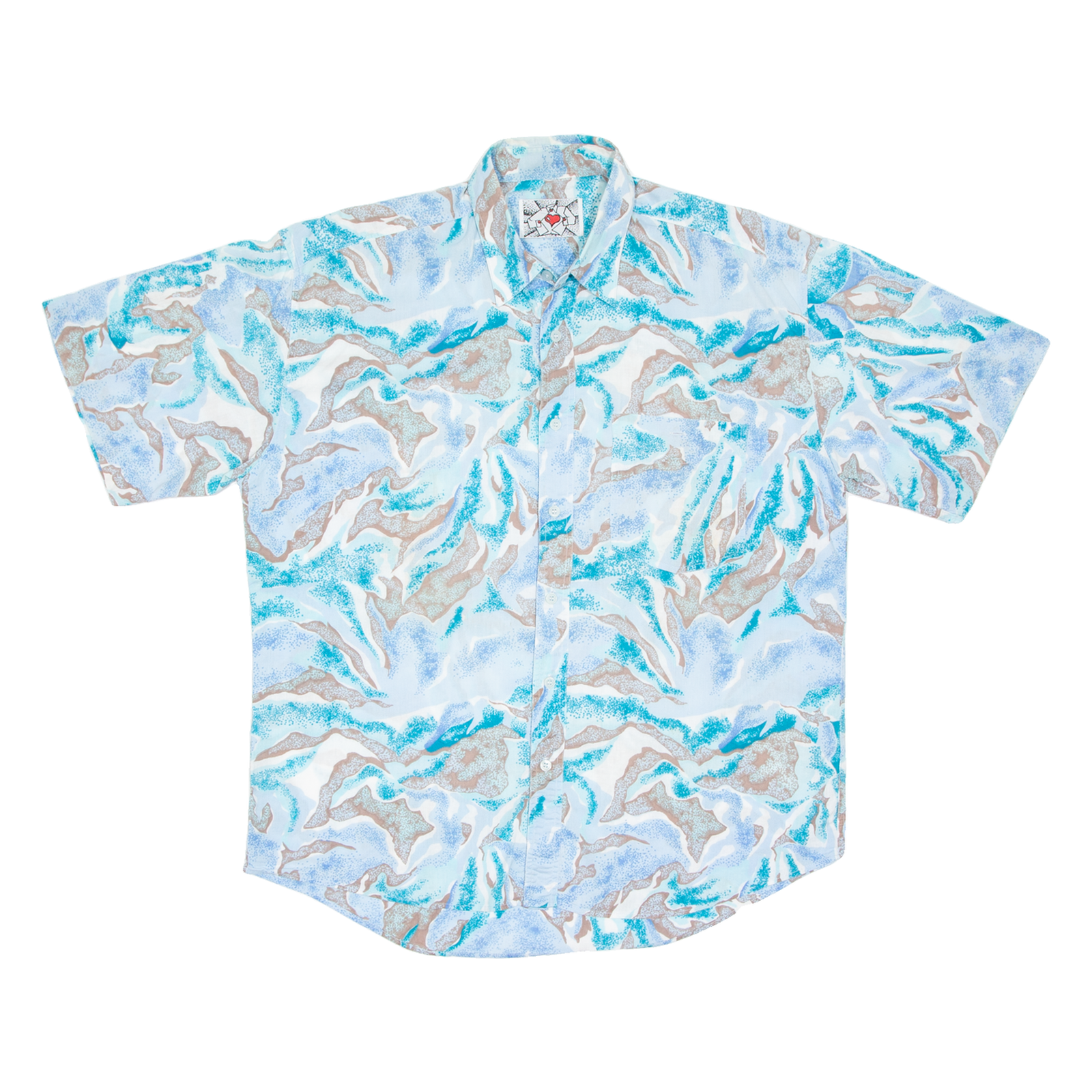 Buy Mens Shirt Blue Crazy Pattern L Refurbished - $18.19 Mens Shirt Blue Crazy Pattern L Refurbished - N/A refurbished available on Cerqular