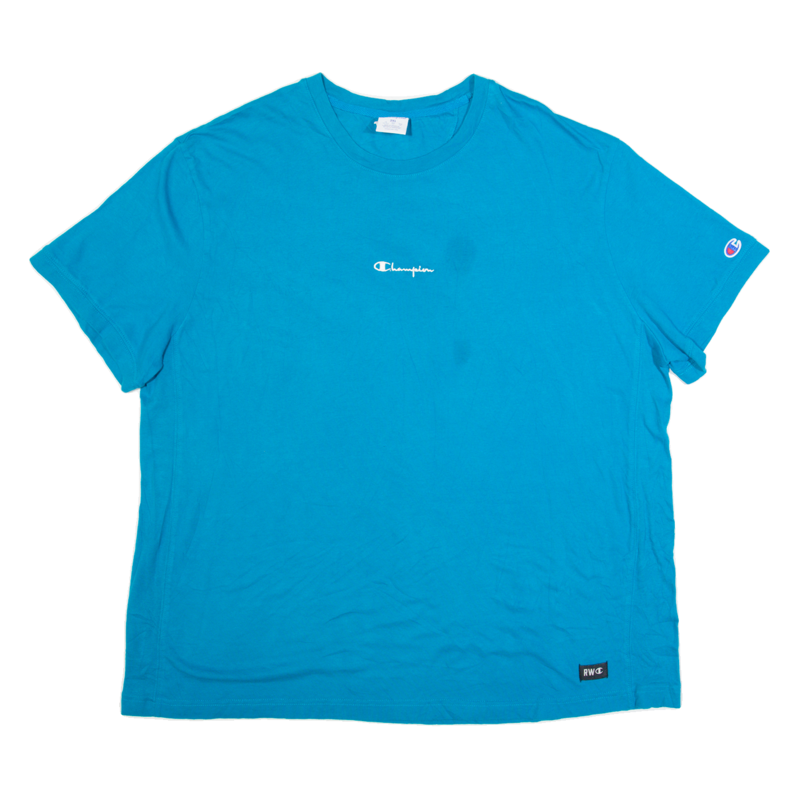 CHAMPION Mens T-Shirt Blue 2XL Refurbished - N/A refurbished available on Cerqular