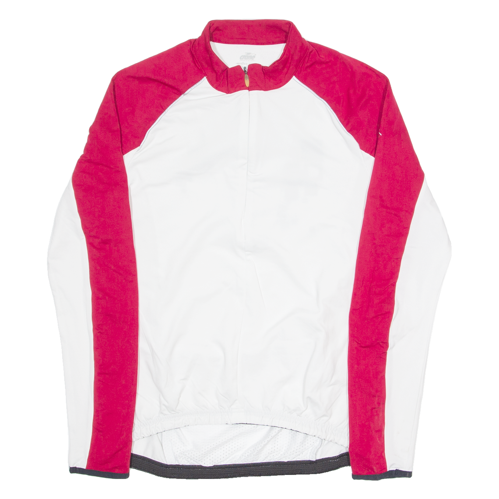 CRANE Cycling Womens Jersey White Long Sleeve 1/4 Zip M Refurbished - N/A refurbished available on Cerqular