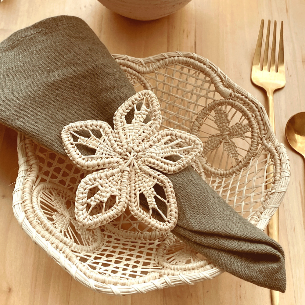 Five-Pointed Star - Napkin Ring - Sold by Set | Packaging: Pack of 6 Refurbished - Apalma Handmade refurbished available on Cerqular