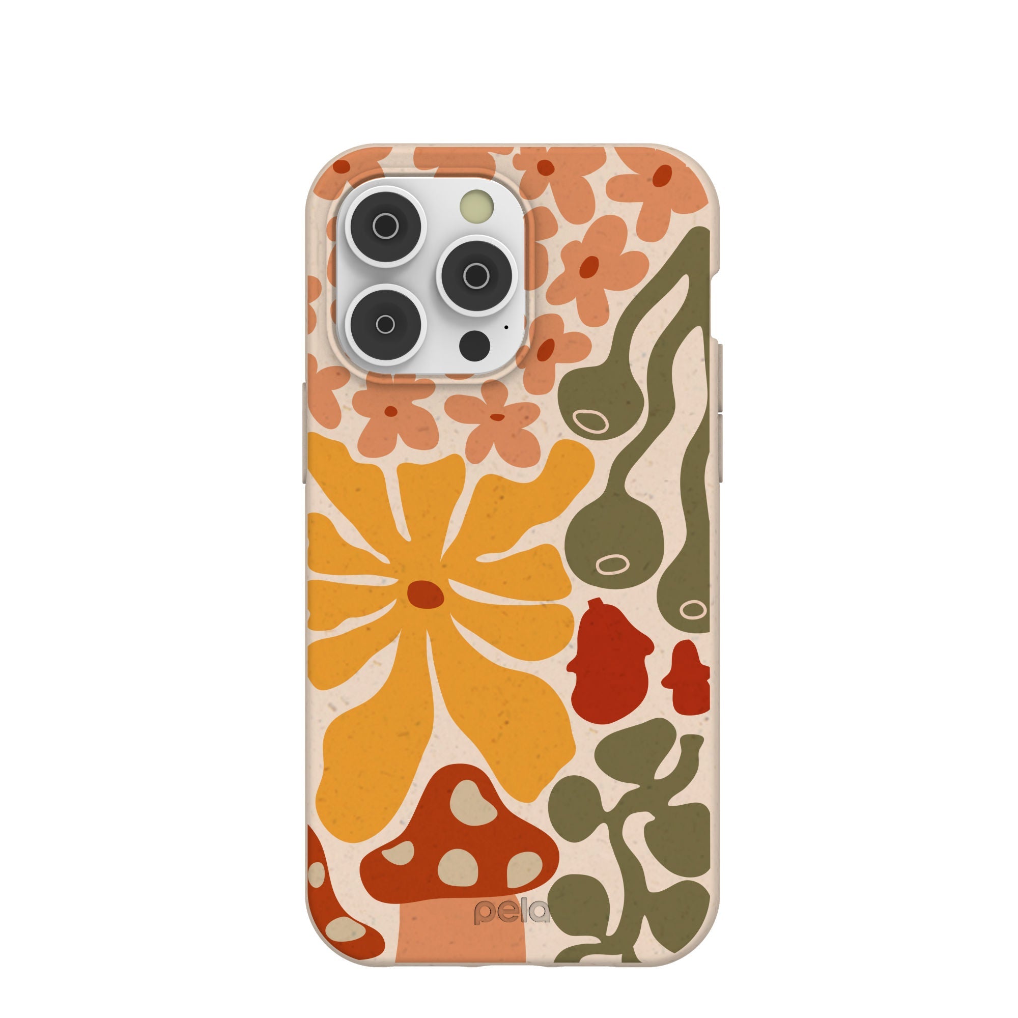 Seashell Fall Flourish iPhone 14 Pro Max Case Refurbished - Pela Case refurbished available on Cerqular