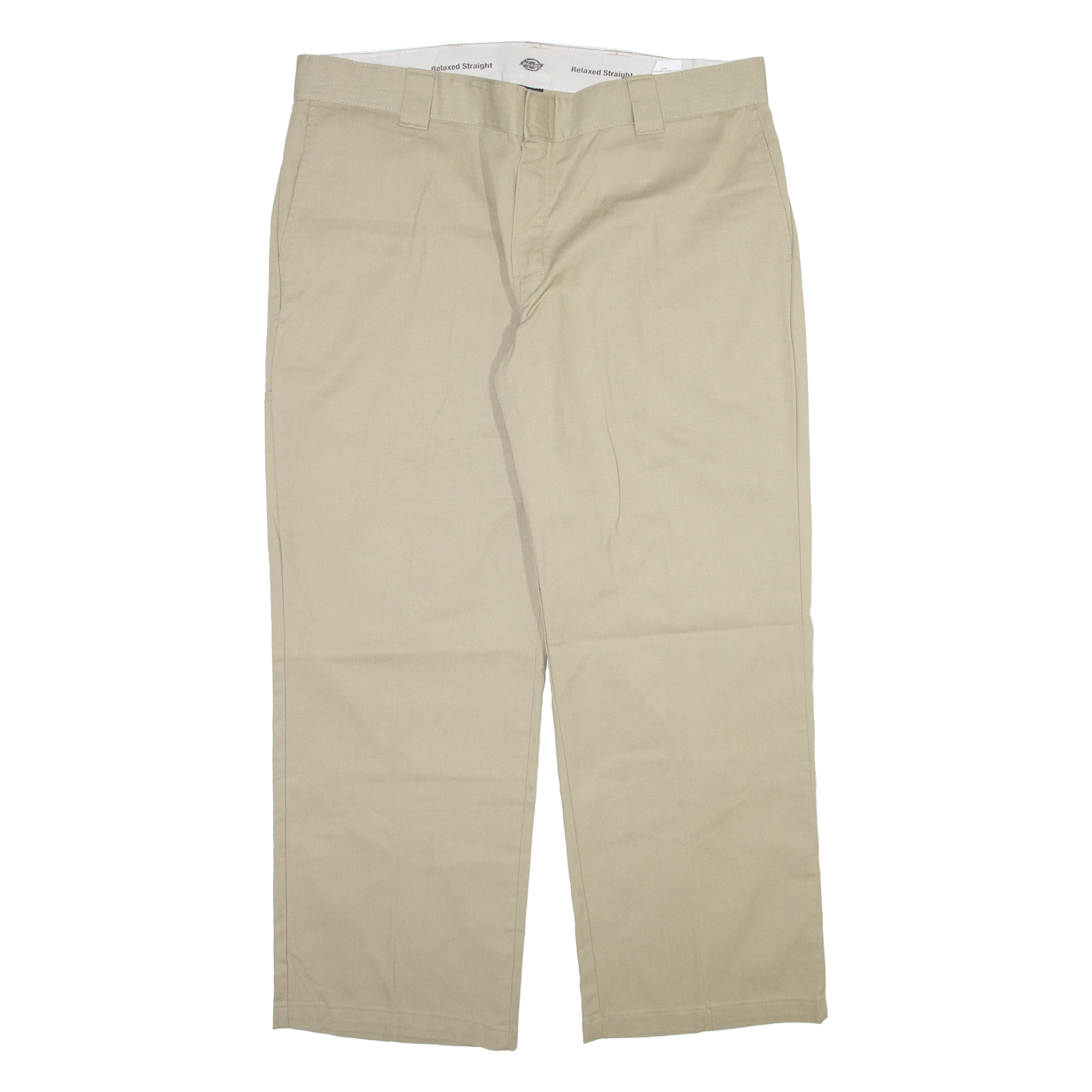 DICKIES Workwear Mens Trousers Beige Relaxed Straight W40 L30 Refurbished - N/A refurbished available on Cerqular