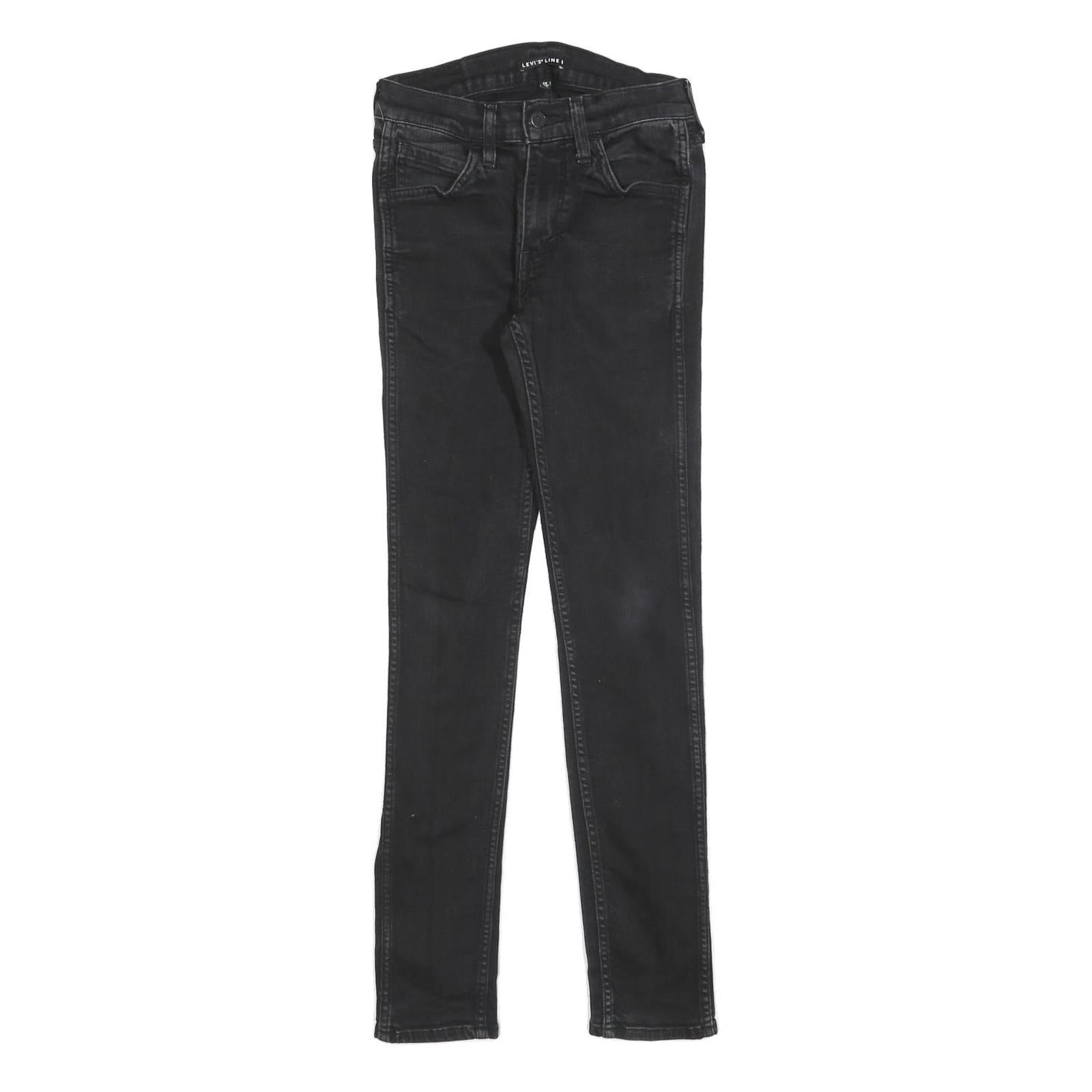 LEVI'S Womens Jeans Black Slim Skinny Denim W25 L32 Elastic Cotton Blend Refurbished - N/A refurbished available on Cerqular