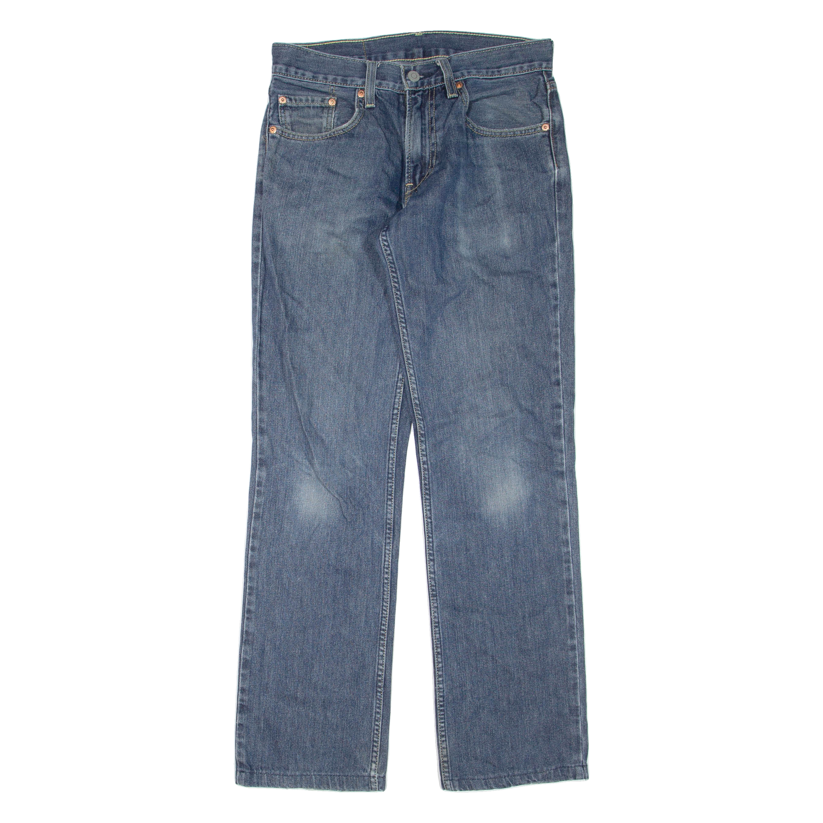 LEVI'S Womens Jeans Blue Regular Straight W30 L34 Refurbished - N/A refurbished available on Cerqular
